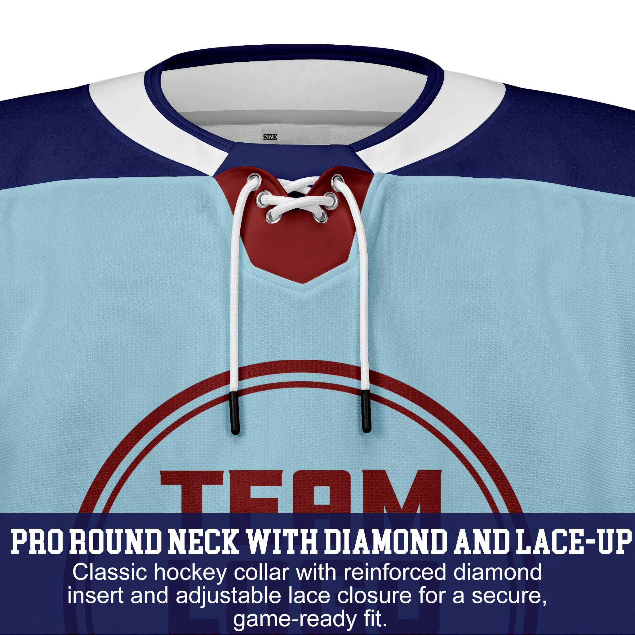 Custom Hockey Jersey Elite Pro EP-105 IceNavyWhiteRed
