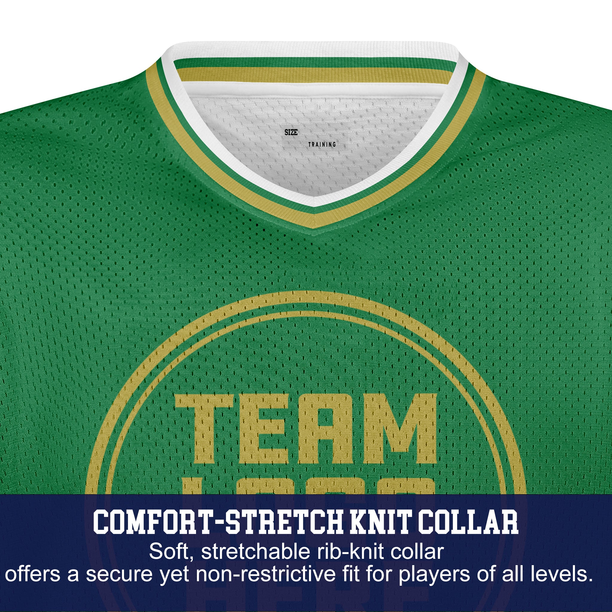 Custom Hockey Jersey Practice PS-103 ForestGold