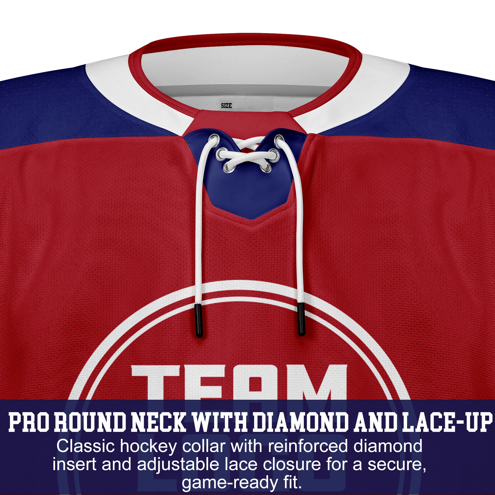 Custom Hockey Jersey Elite Pro EP-107 RedBlueWhite