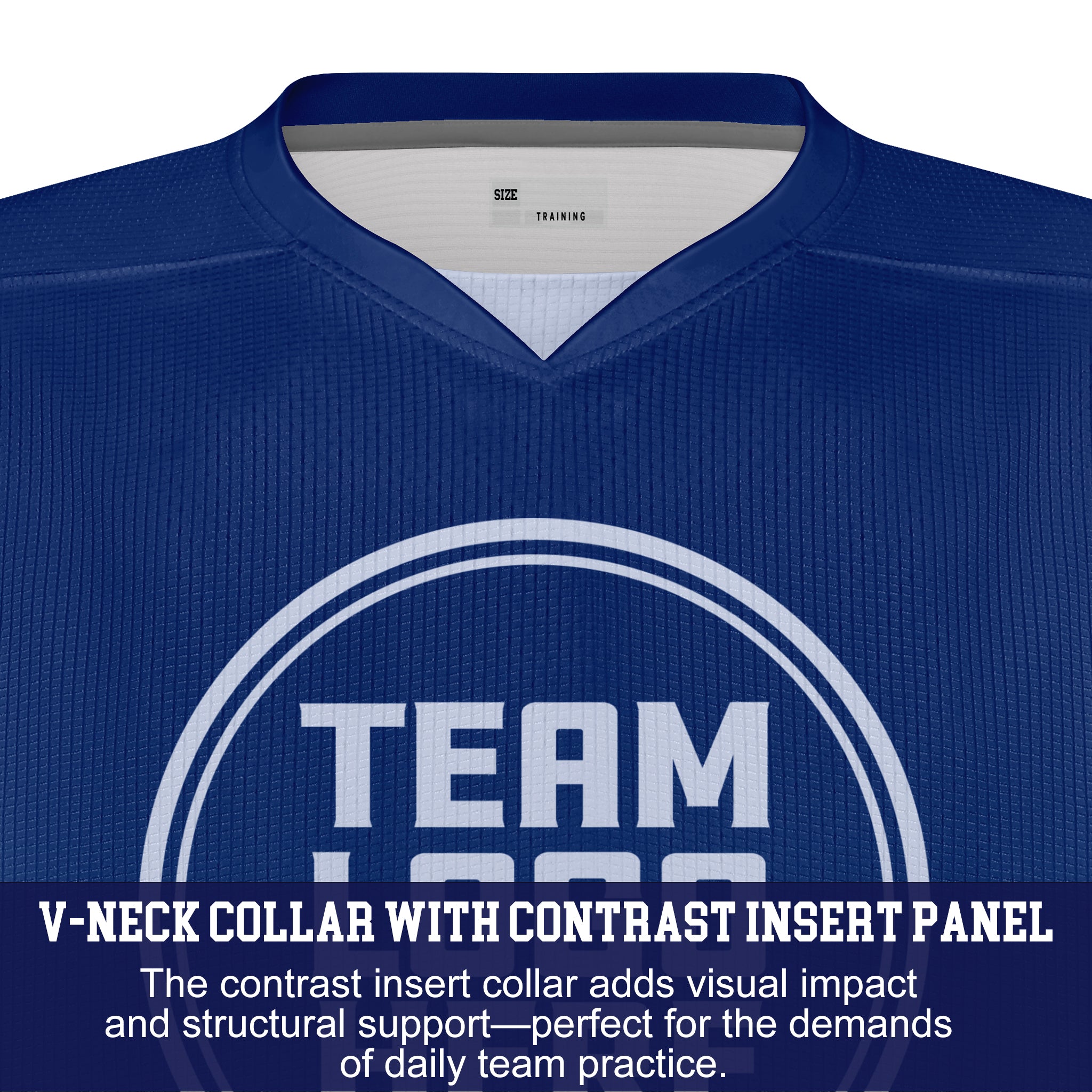 Custom Hockey Jersey Practice PSG-201 Gradient Fade Color RoyalWhite