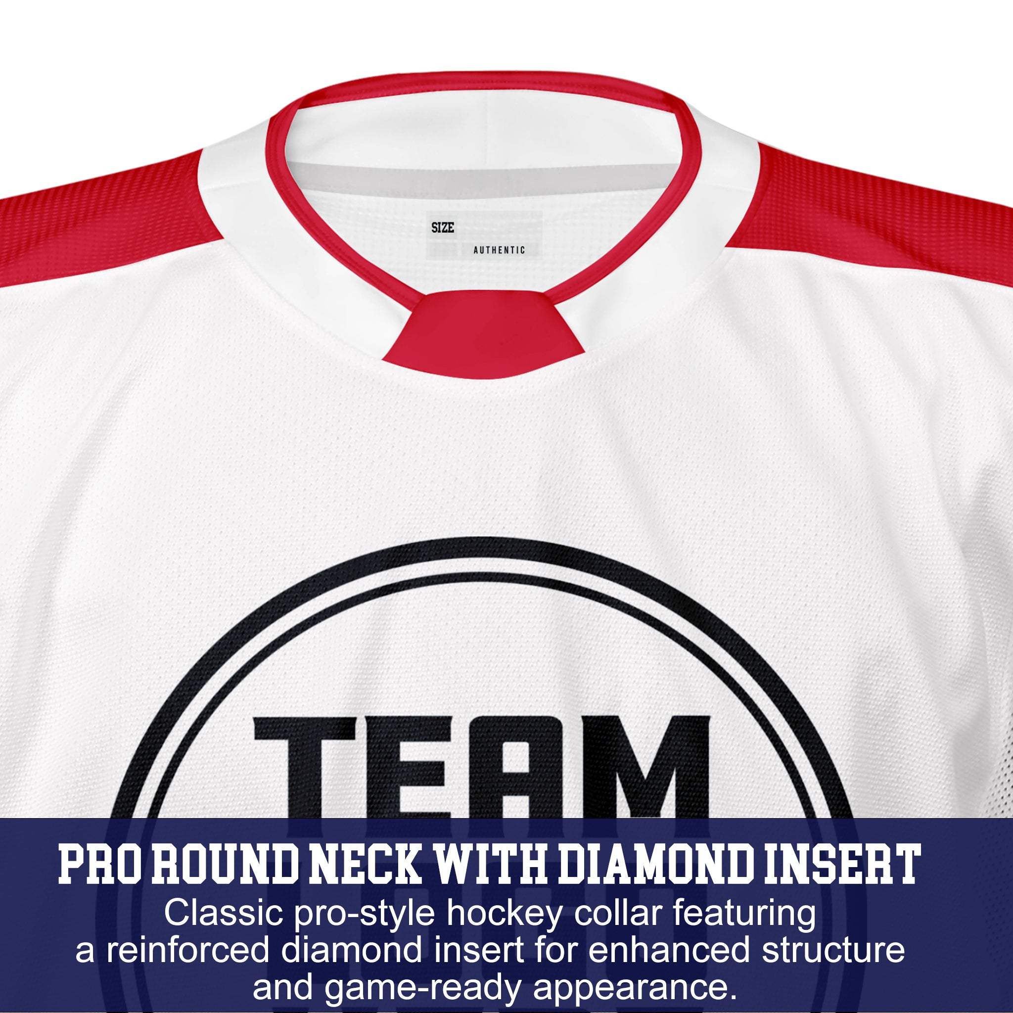 Custom Hockey Jersey Elite Pro EP-202 RedWhiteBlack