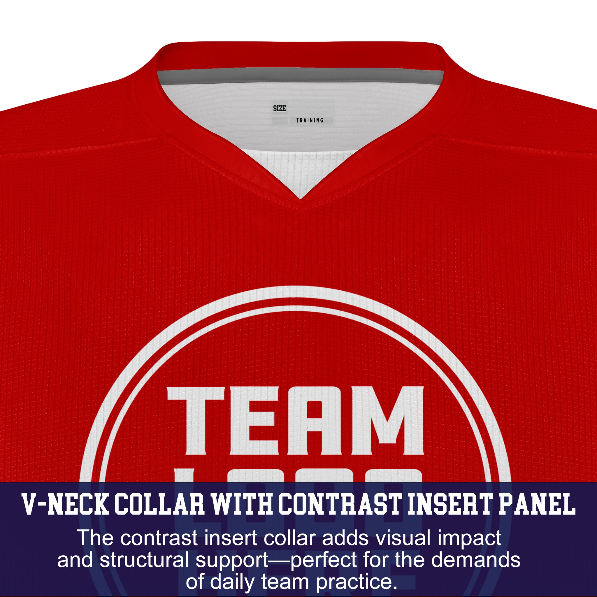 Custom Hockey Jersey Practice PSG-201 Gradient Fade Color RedWhite