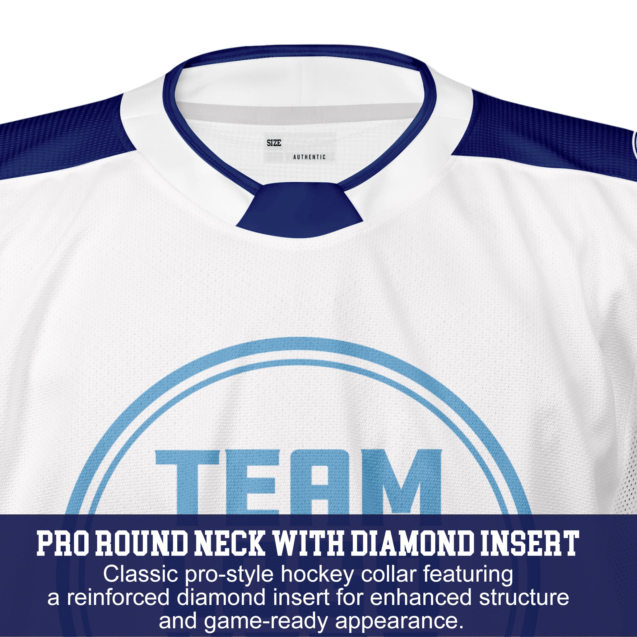 Custom Hockey Jersey Elite Pro EP-202 NavyWhiteBlue
