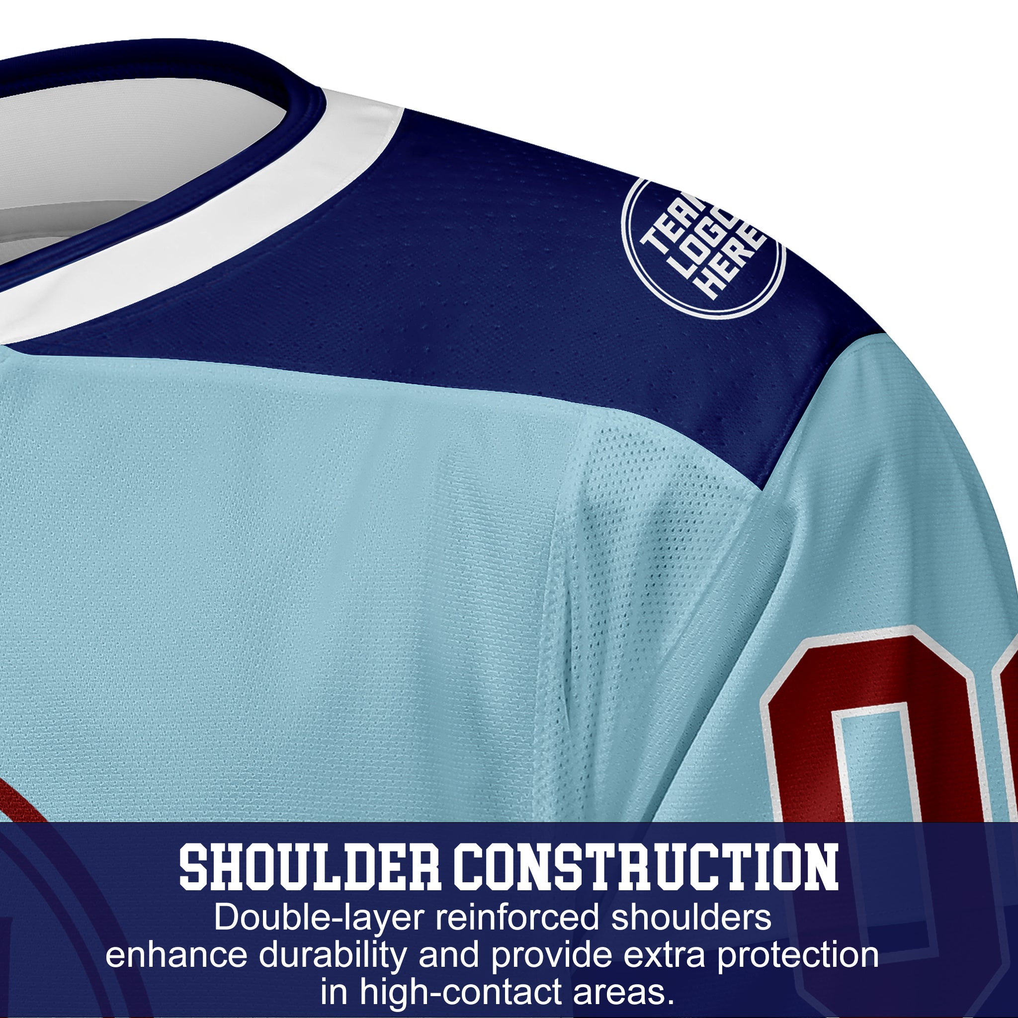 Custom Hockey Jersey Elite Pro EP-105 IceNavyWhiteRed