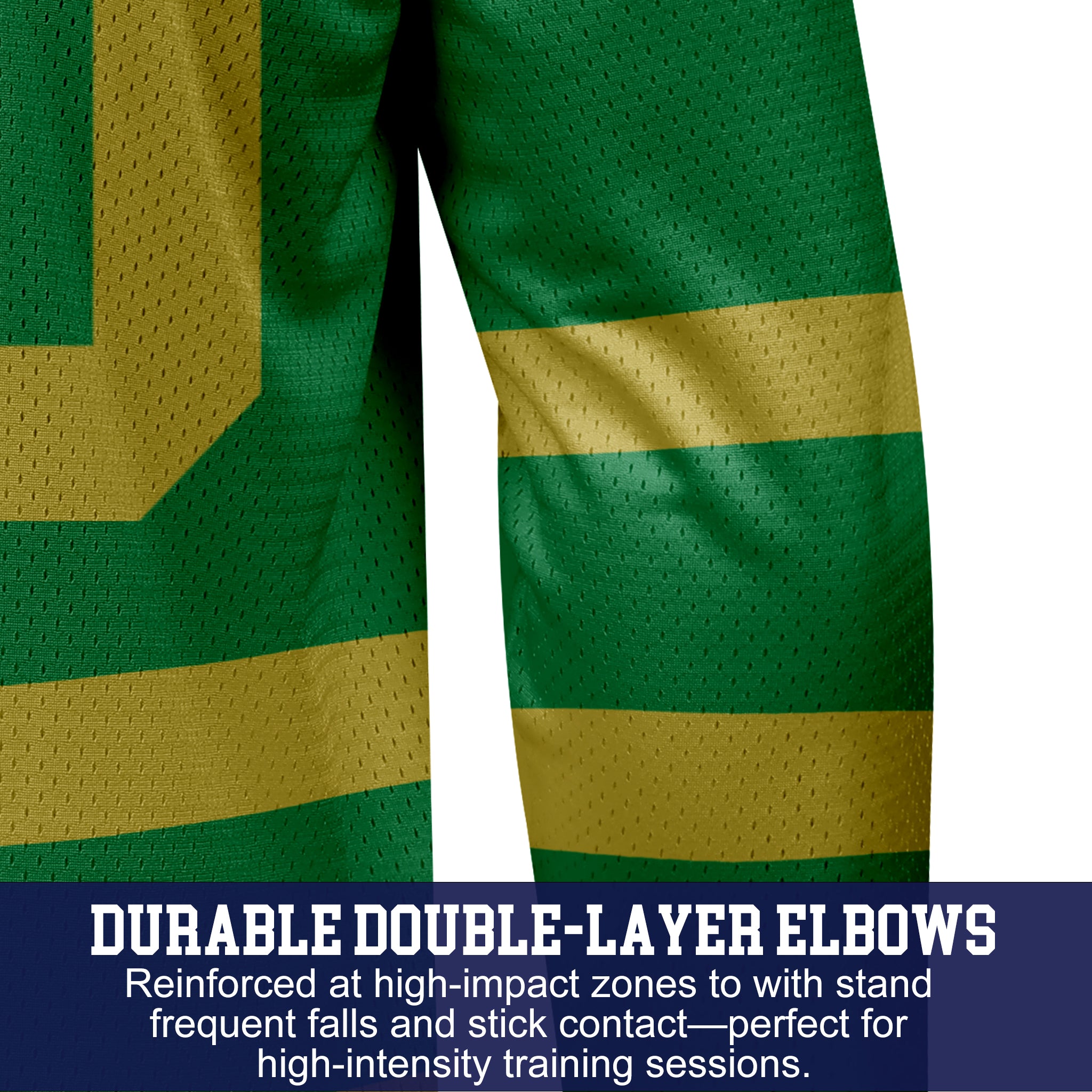 Custom Hockey Jersey Practice PS-103 ForestGold