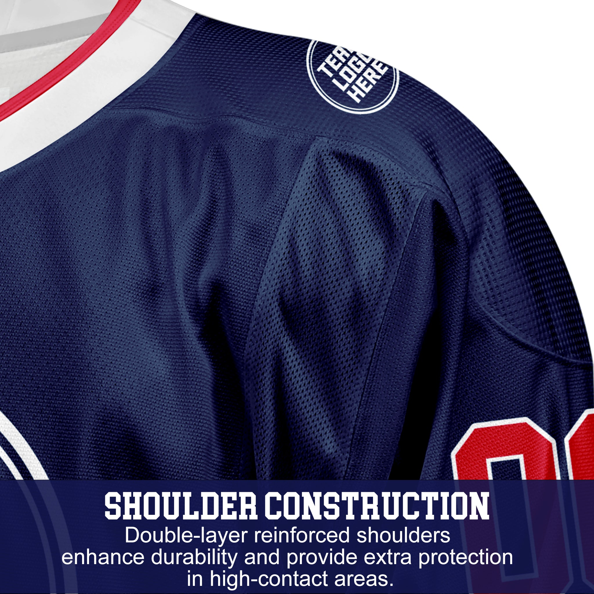 Custom Hockey Jersey Elite Pro EP-201 NavyRedWhite