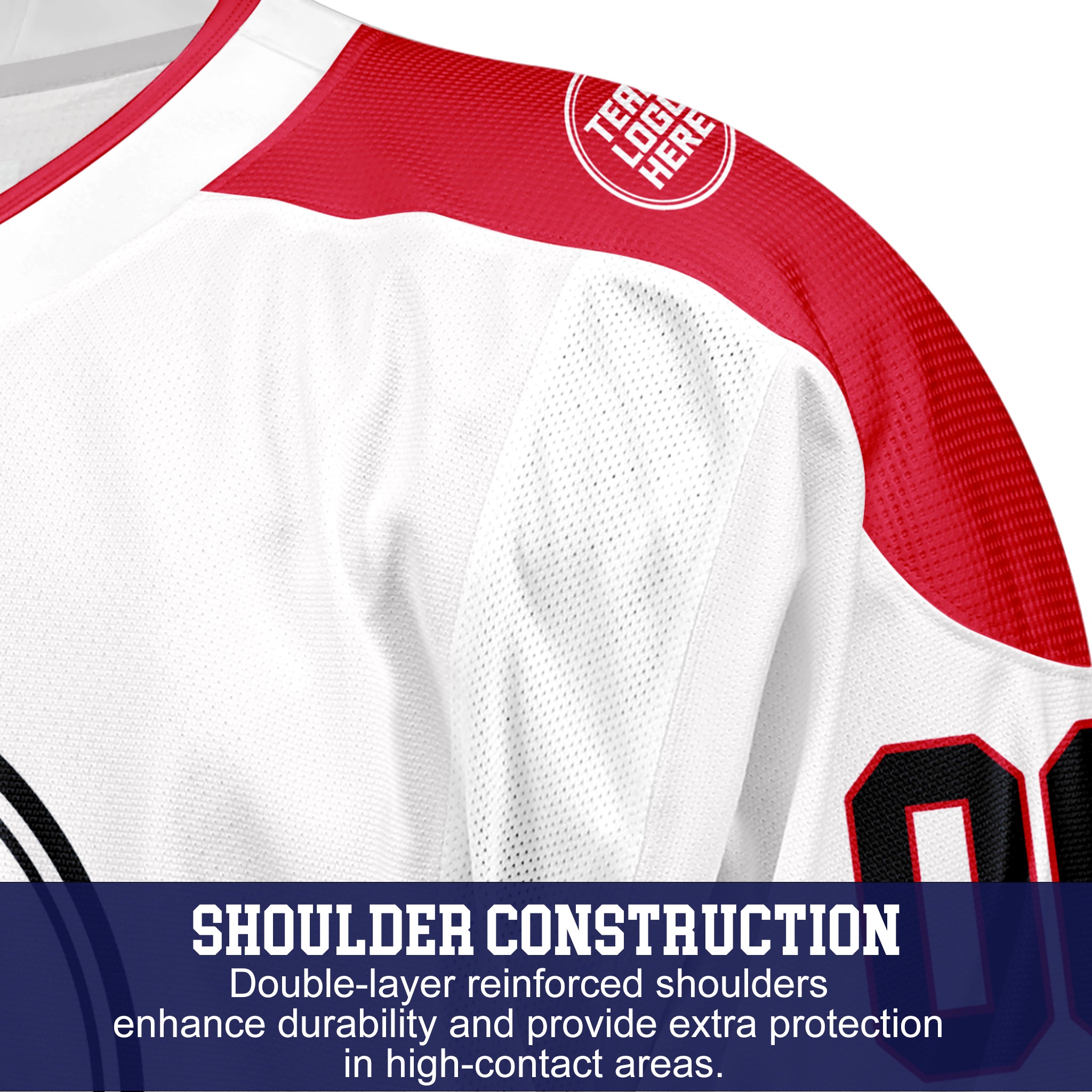 Custom Hockey Jersey Elite Pro EP-202 RedWhiteBlack