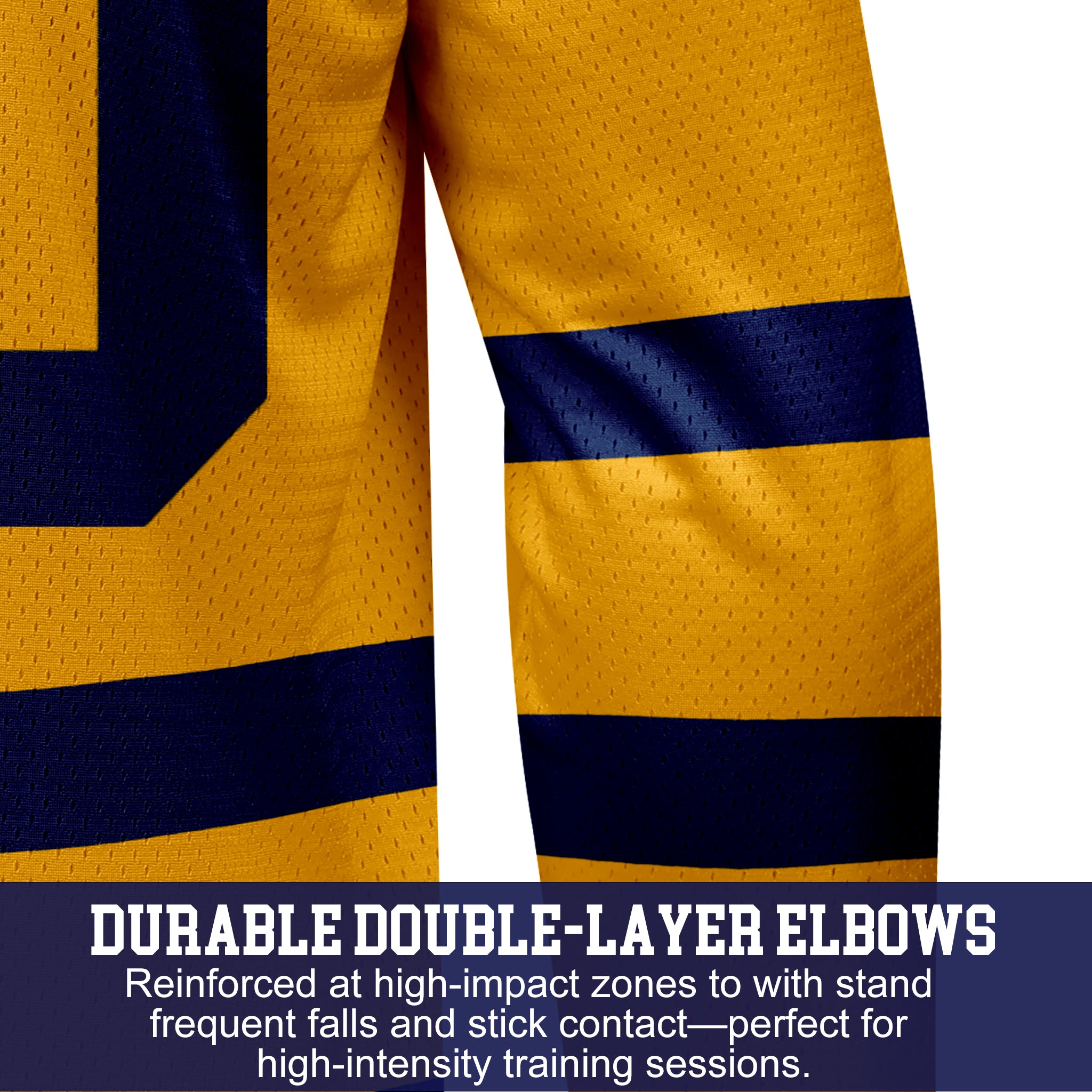 Custom Hockey Jersey Practice PS-103 GoldNavy (Sample)