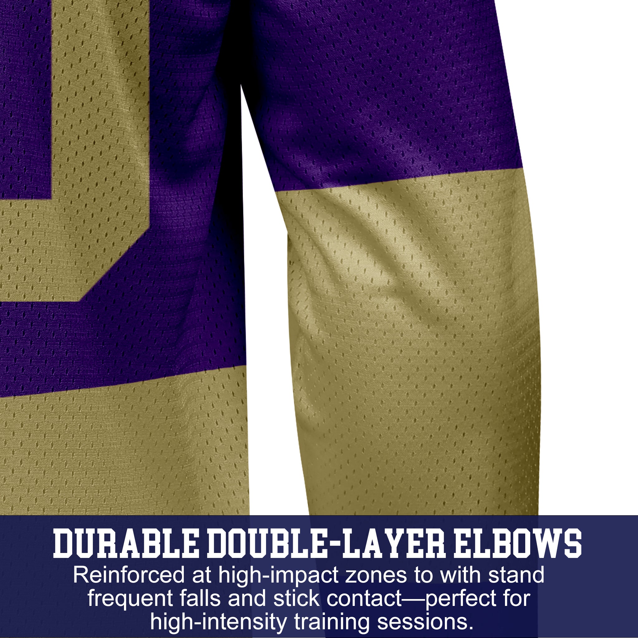 Custom Hockey Jersey Practice PS-101 PurpleGold
