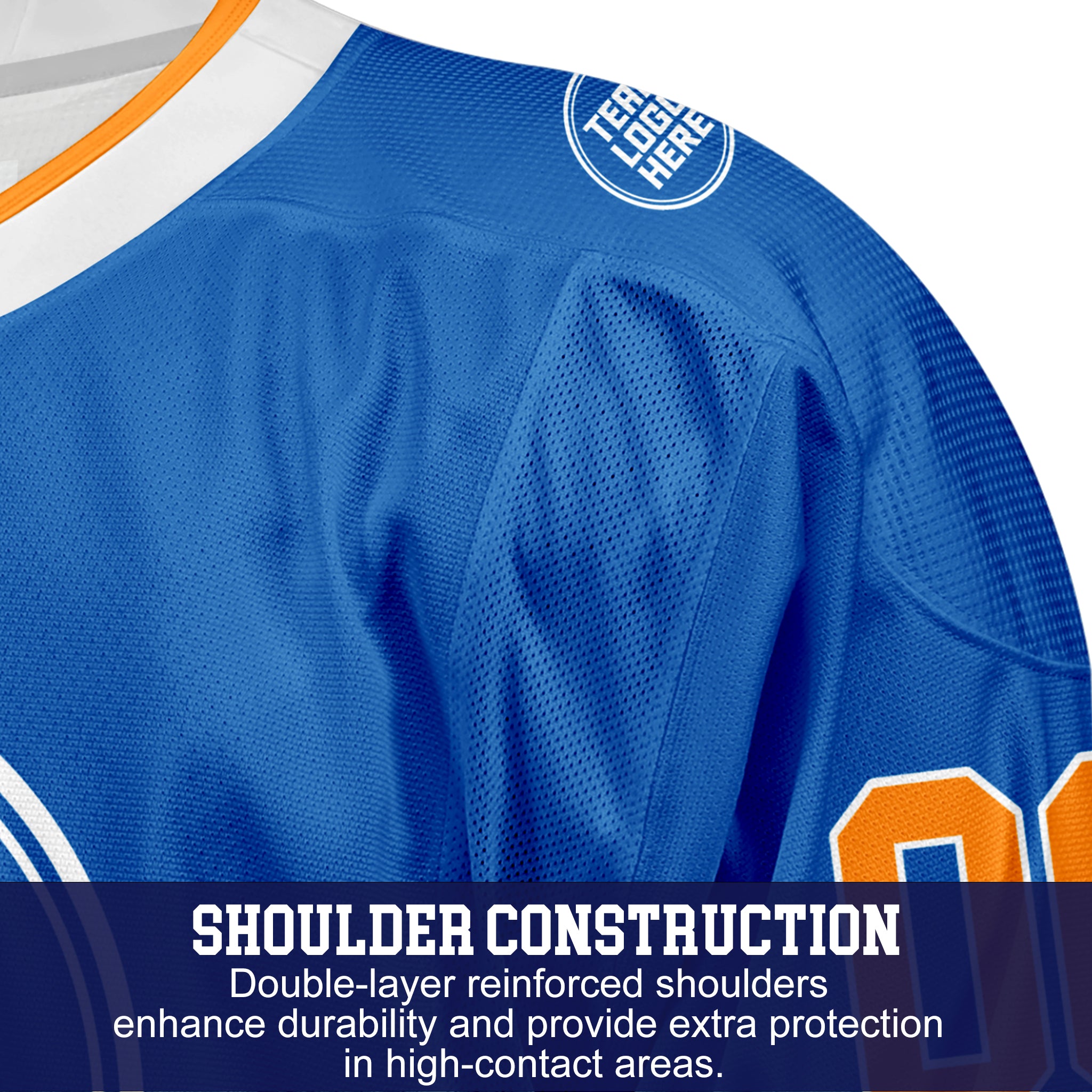 Custom Hockey Jersey Elite Pro EP-201 RoyalOrangeWhite