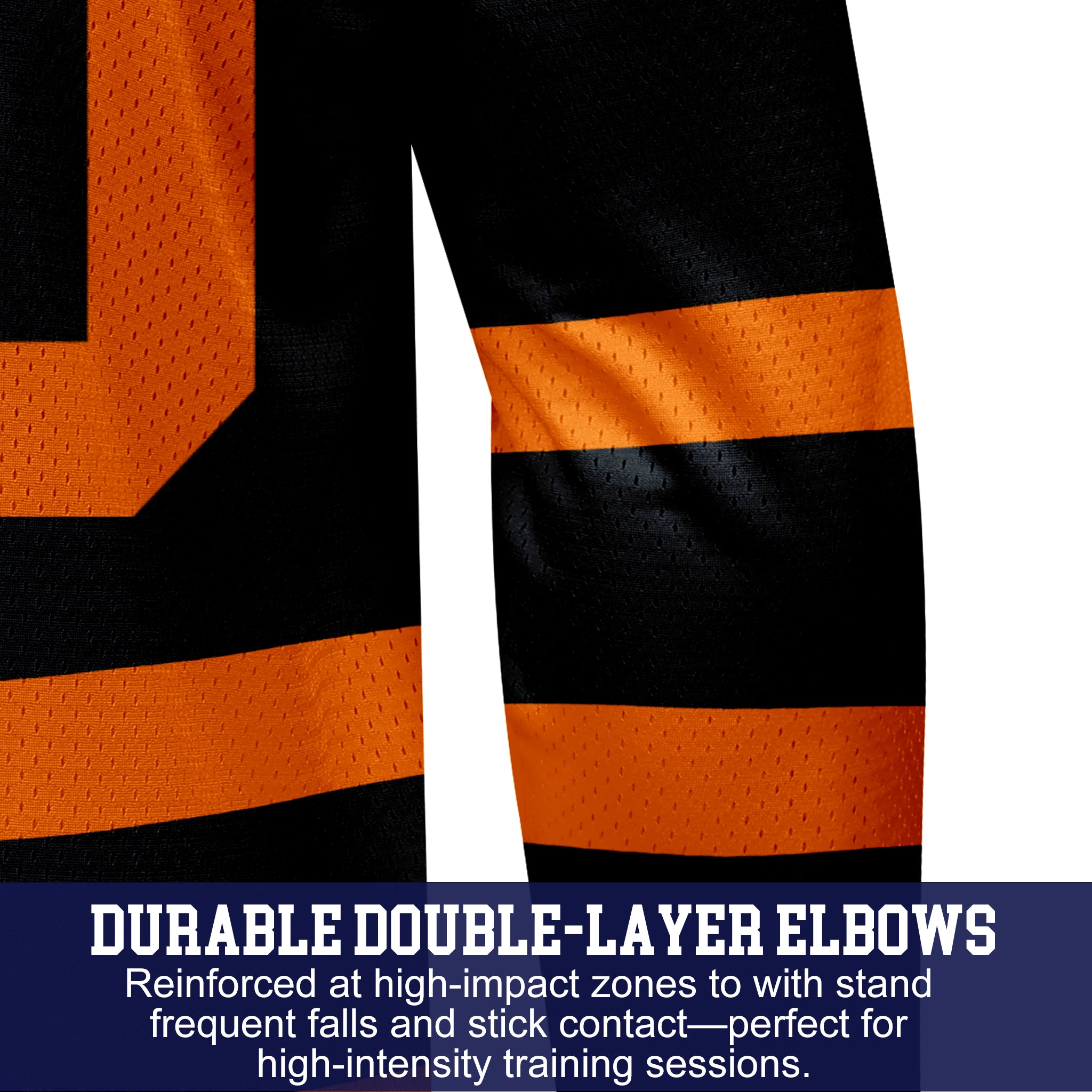 Custom Hockey Jersey Practice PS-103 BlackOrange