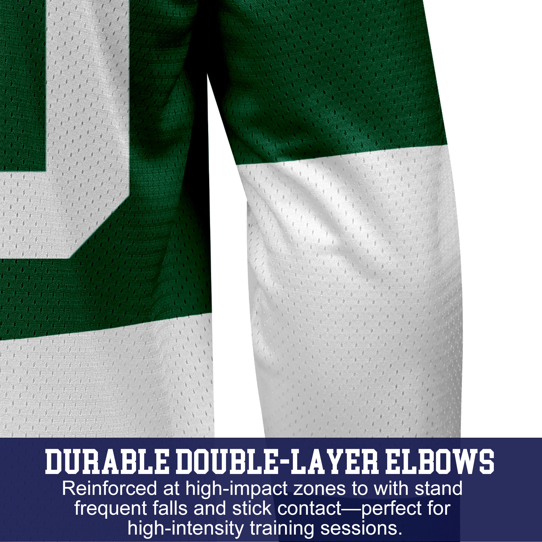 Custom Hockey Jersey Practice PS-101 GreenWhite