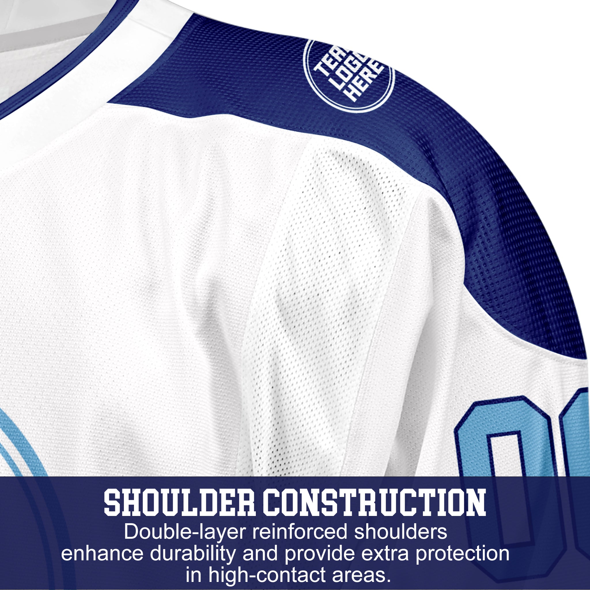 Custom Hockey Jersey Elite Pro EP-202 NavyWhiteBlue