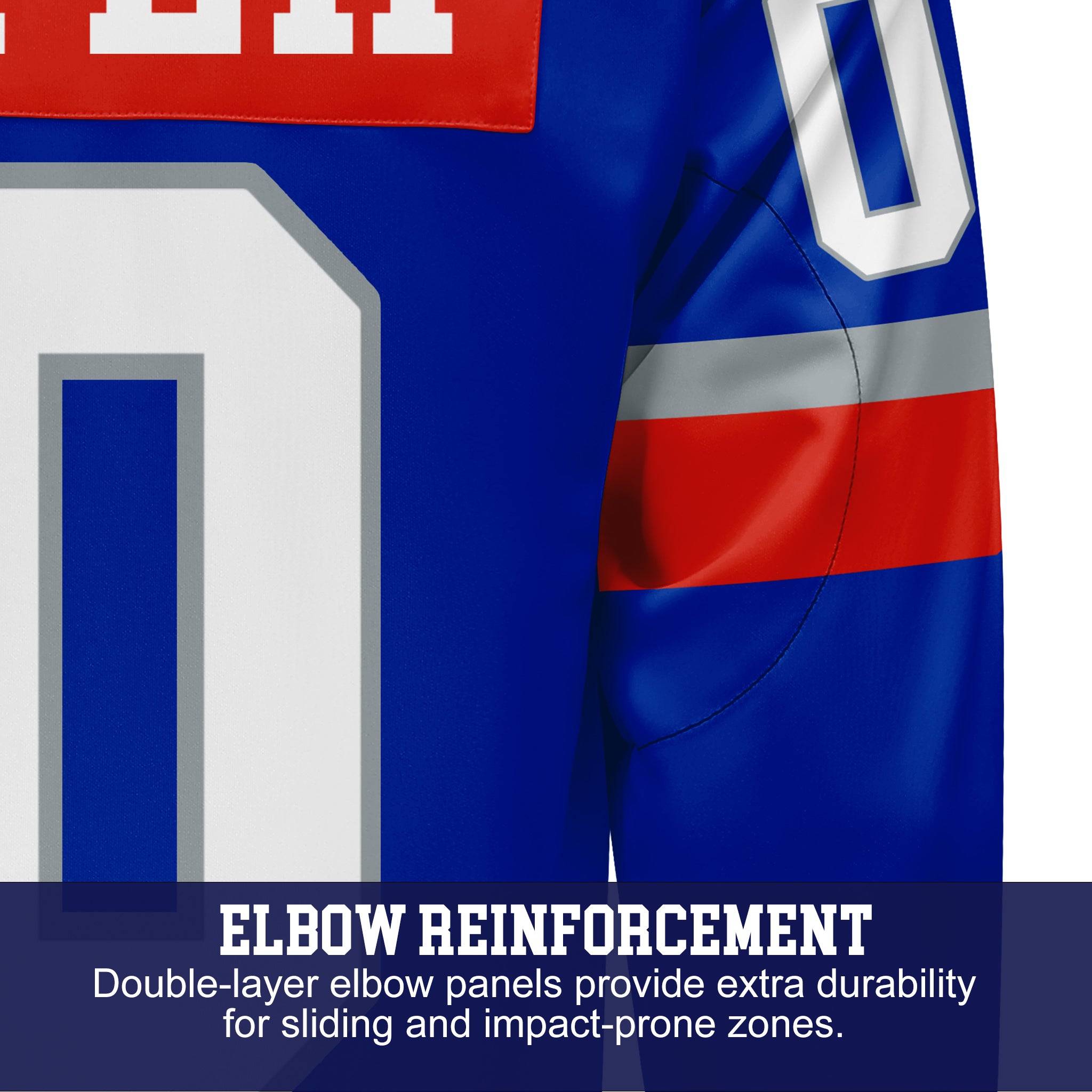 Custom Hockey Jersey Varsity Teamwear VT-302 RoyalRedWhiteGrey