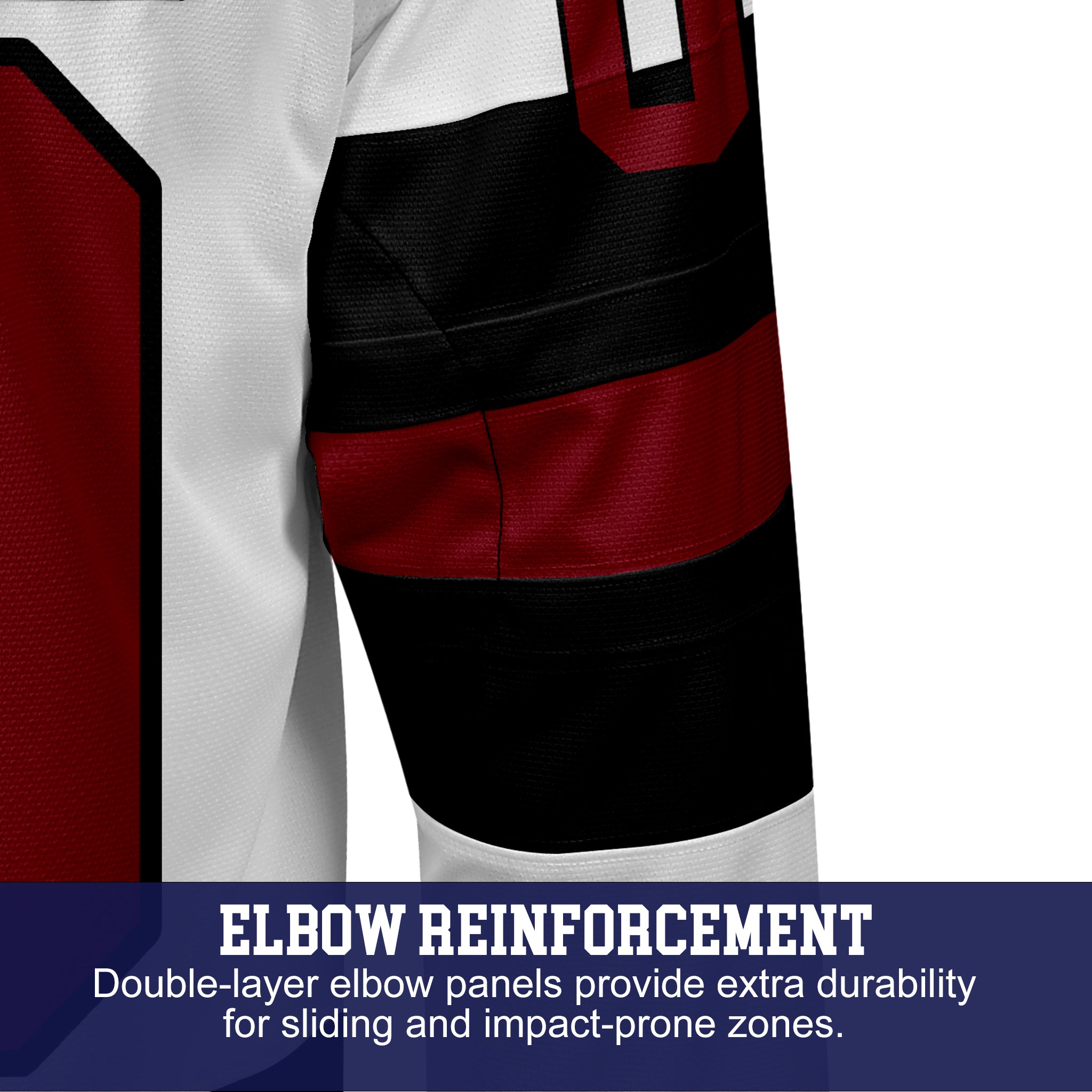 Custom Hockey Jersey Elite Pro EP-104 WhiteBlackRed