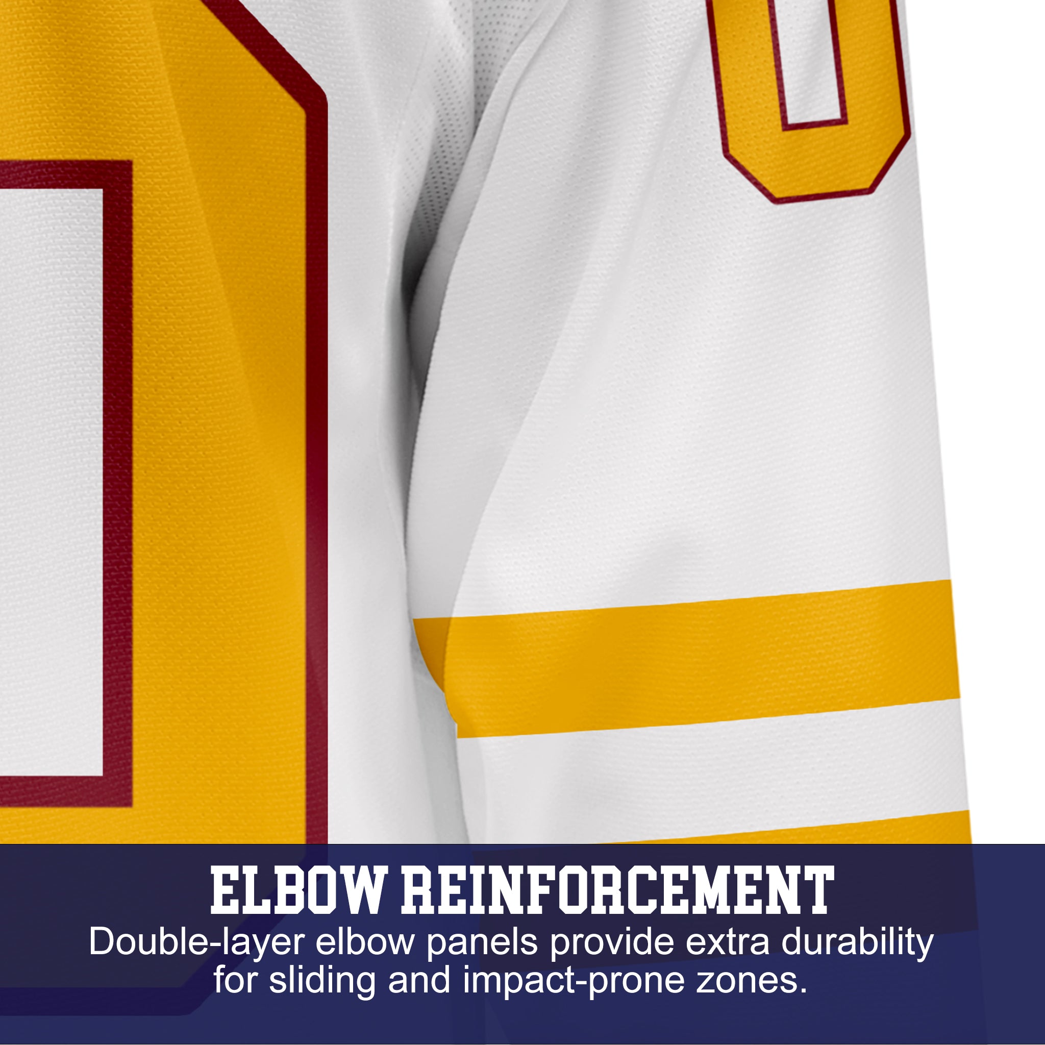Custom Hockey Jersey Elite Pro EP-202 BurgundyWhiteGold
