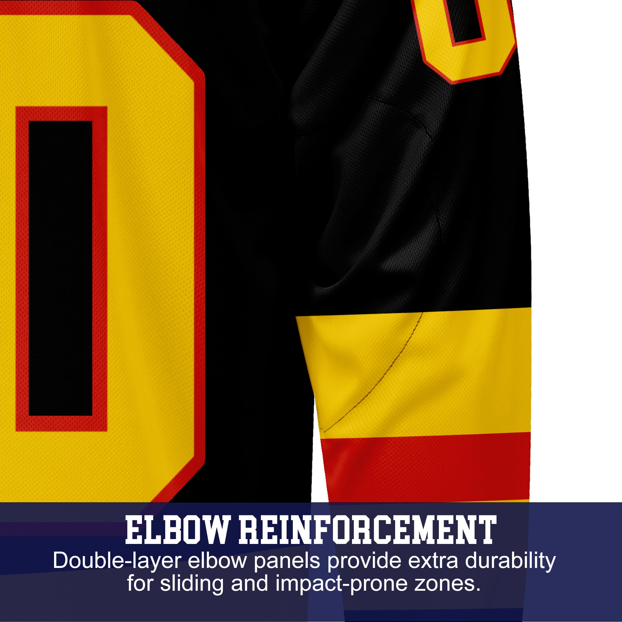 Custom Hockey Jersey Varsity Teamwear VT-202 BlackGoldRed