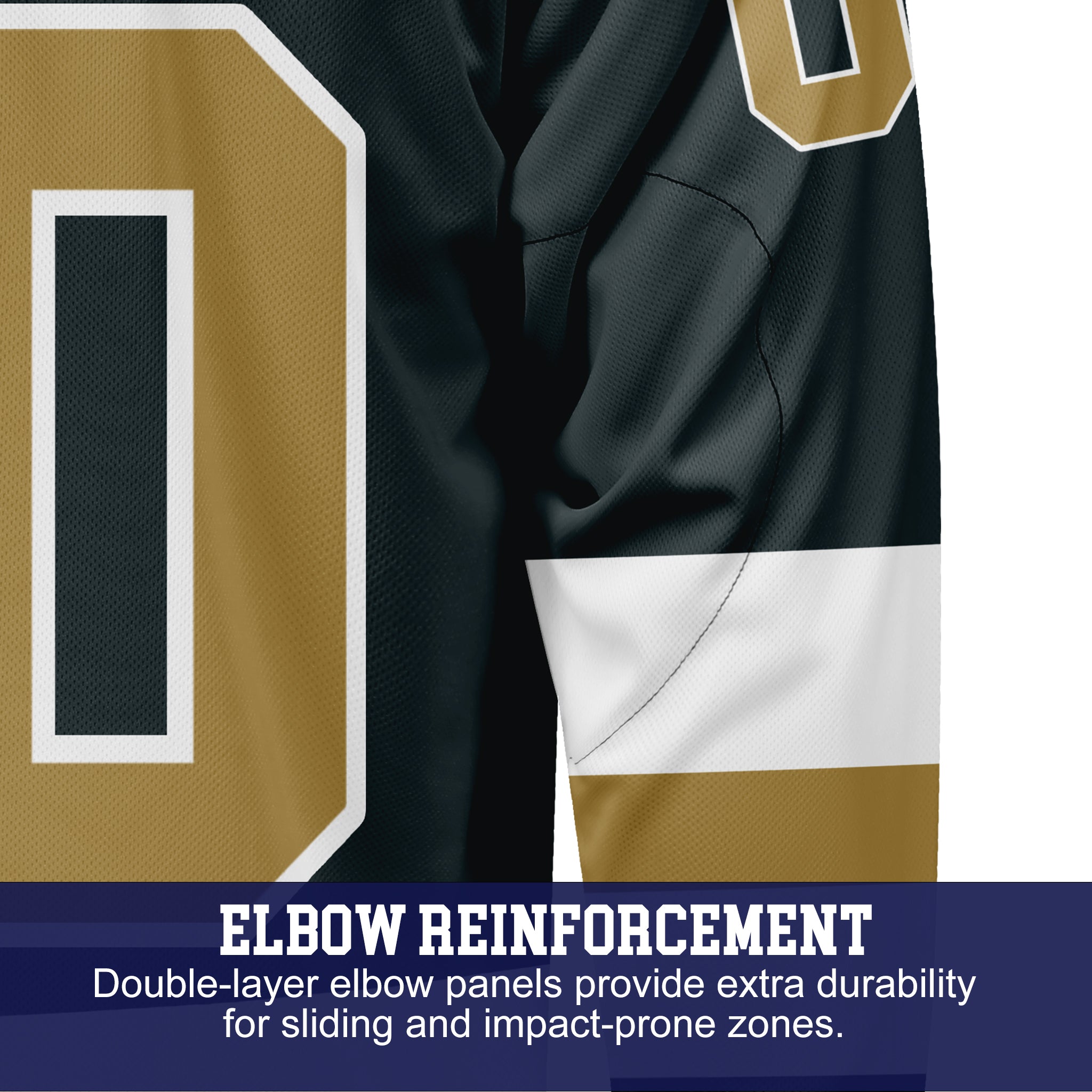 Custom Hockey Jersey Varsity Teamwear VT-202 SteelGoldWhite