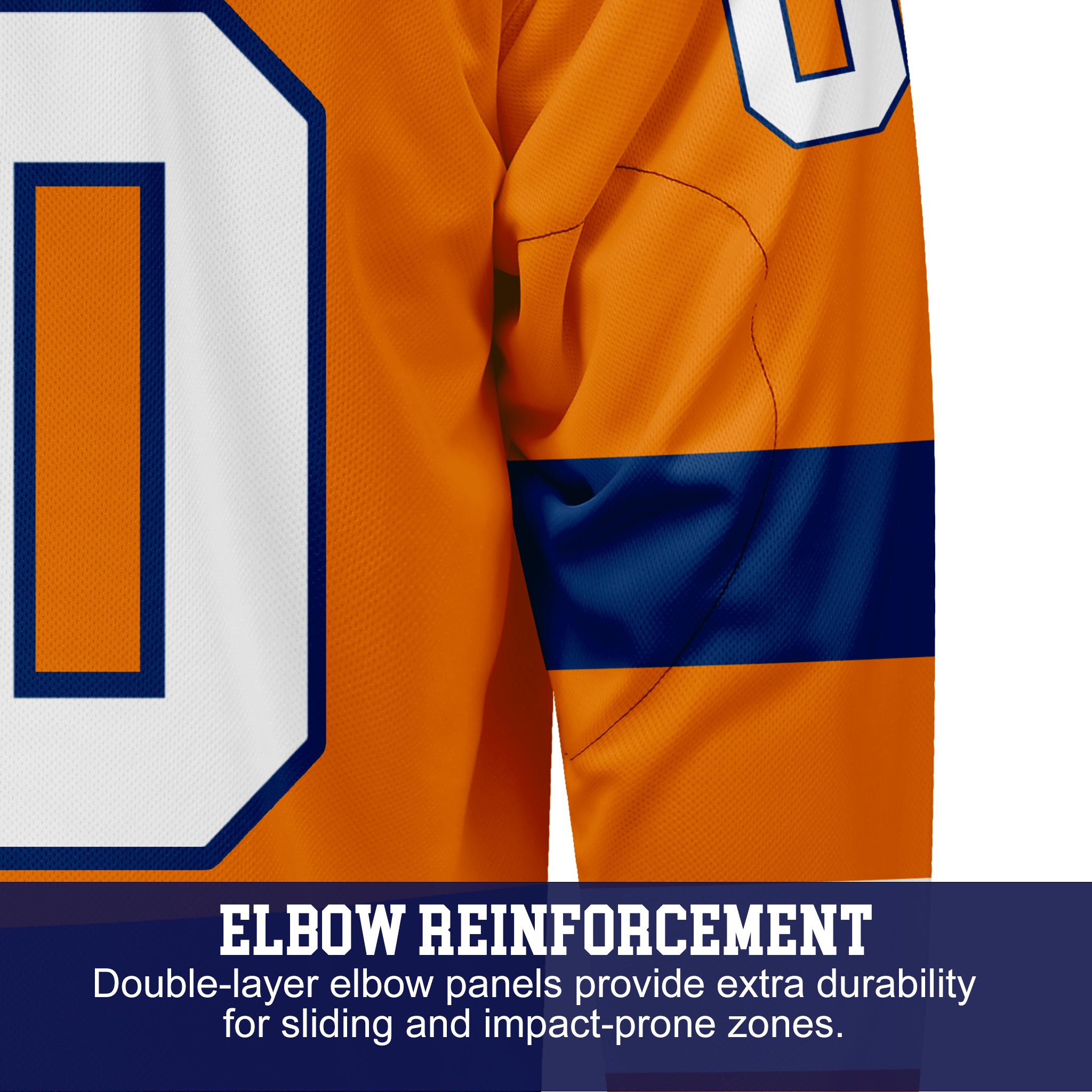 Custom Hockey Jersey Varsity Teamwear VT-208 OrangeNavyWhite