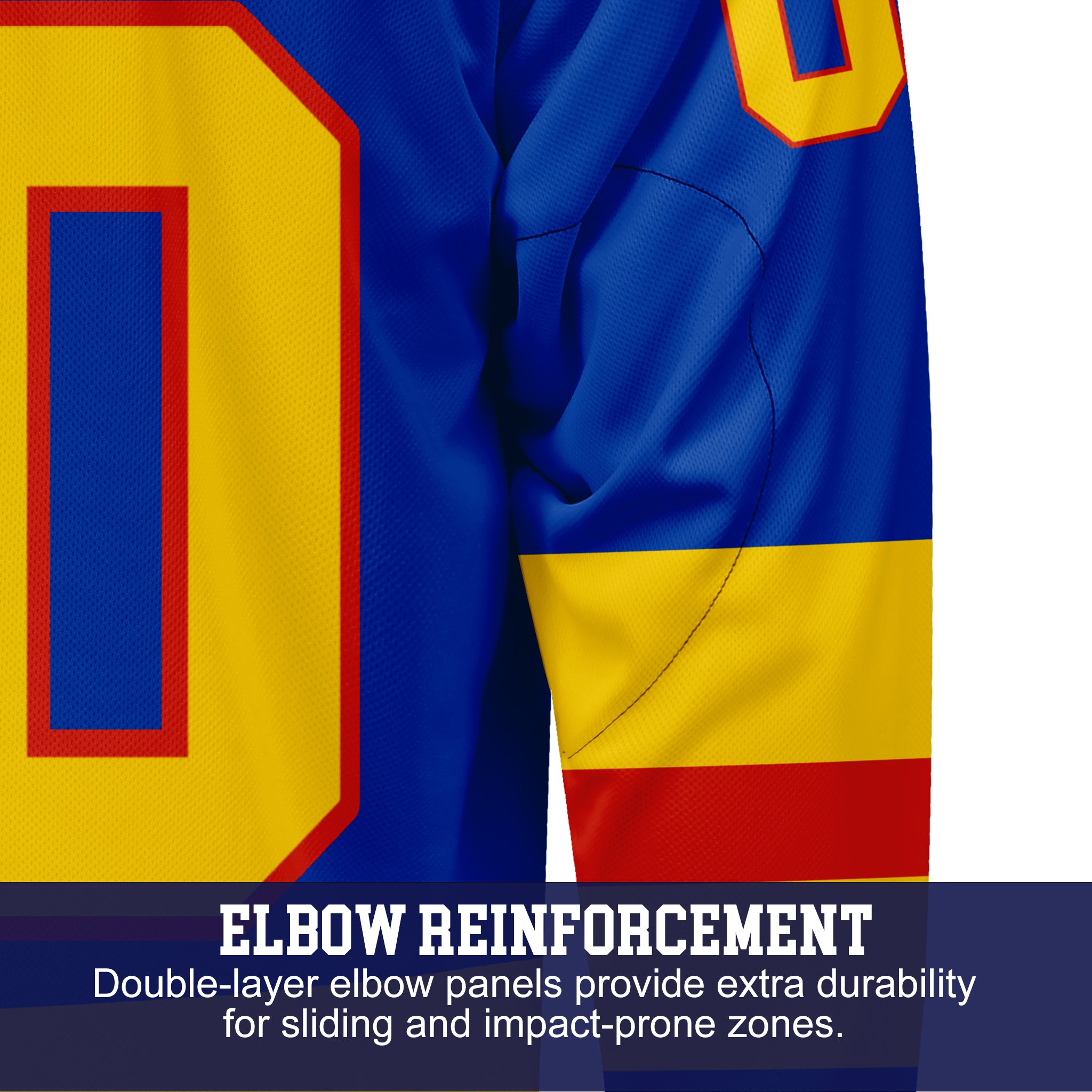 Custom Hockey Jersey Varsity Teamwear VT-202 RoyalYellowRed