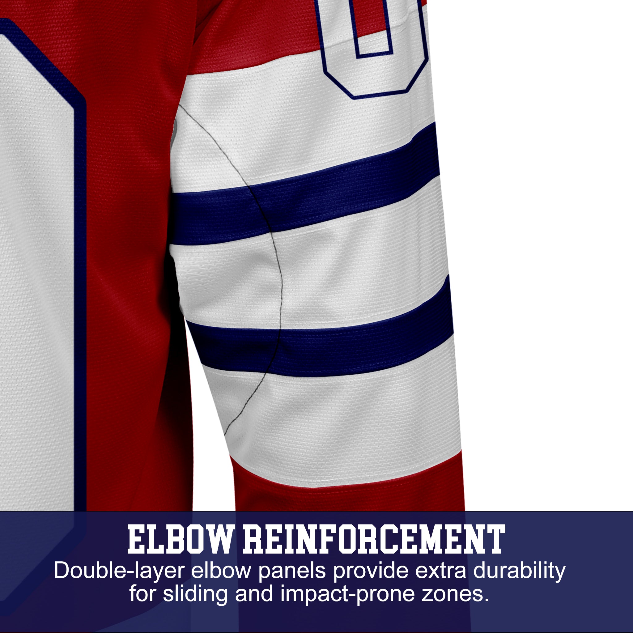 Custom Hockey Jersey Elite Pro EP-107 RedBlueWhite