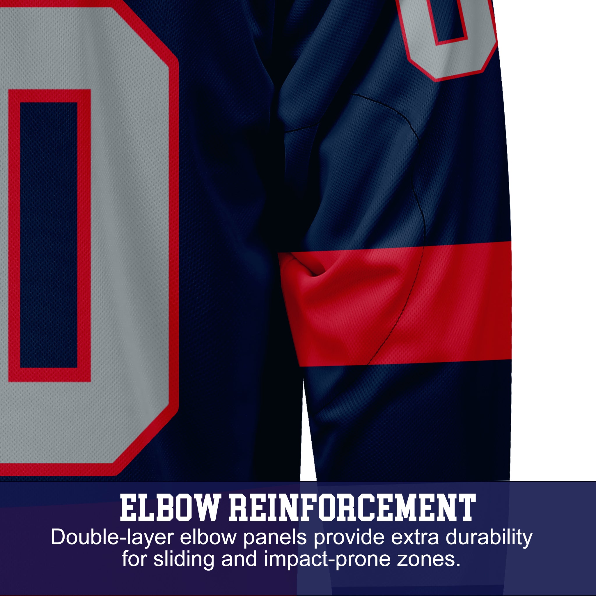 Custom Hockey Jersey Varsity Teamwear VT-208 SteelRedSilver