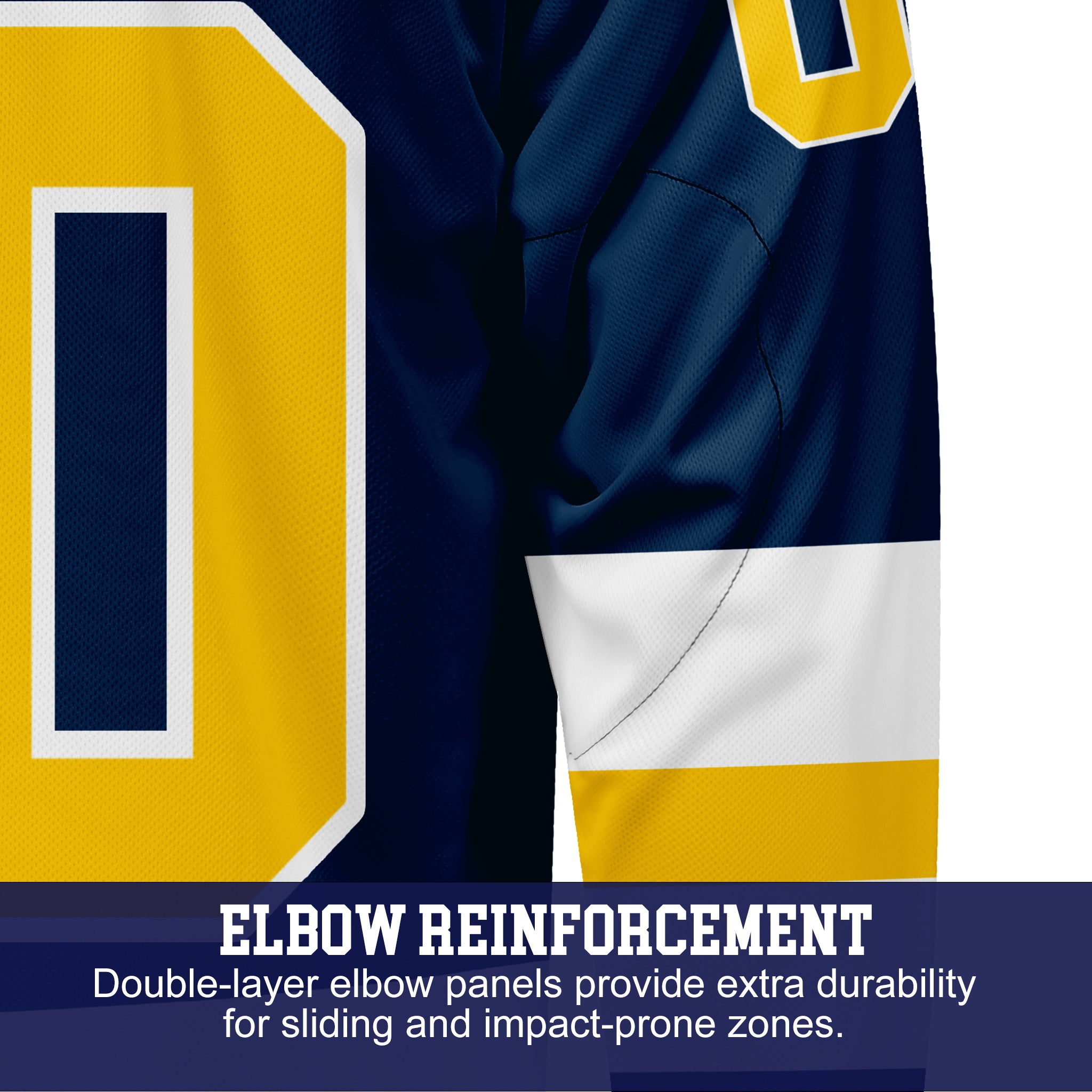 Custom Hockey Jersey Varsity Teamwear VT-202 NavyYellowWhite