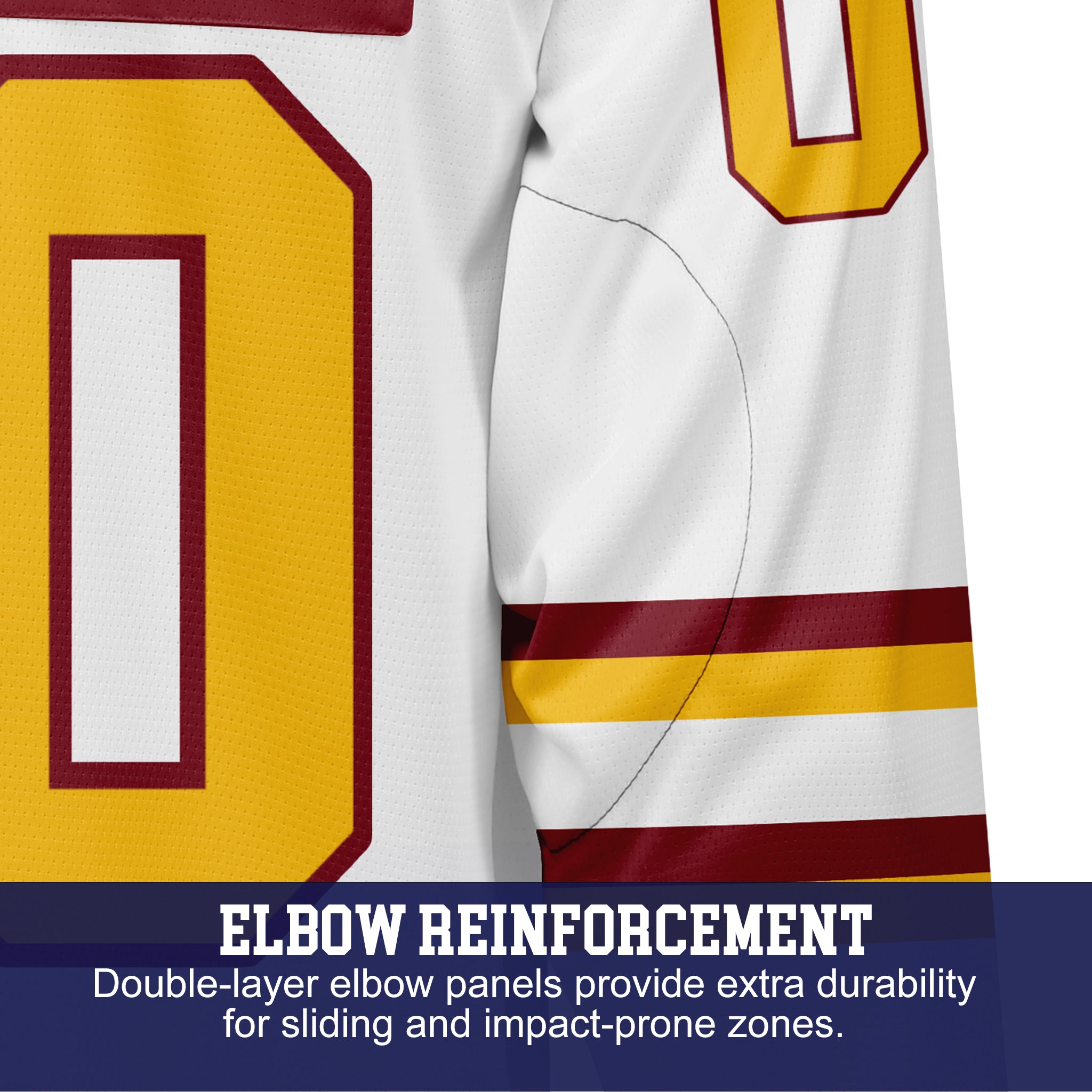 Custom Hockey Jersey Varsity Teamwear VT-101 WhiteRedGold