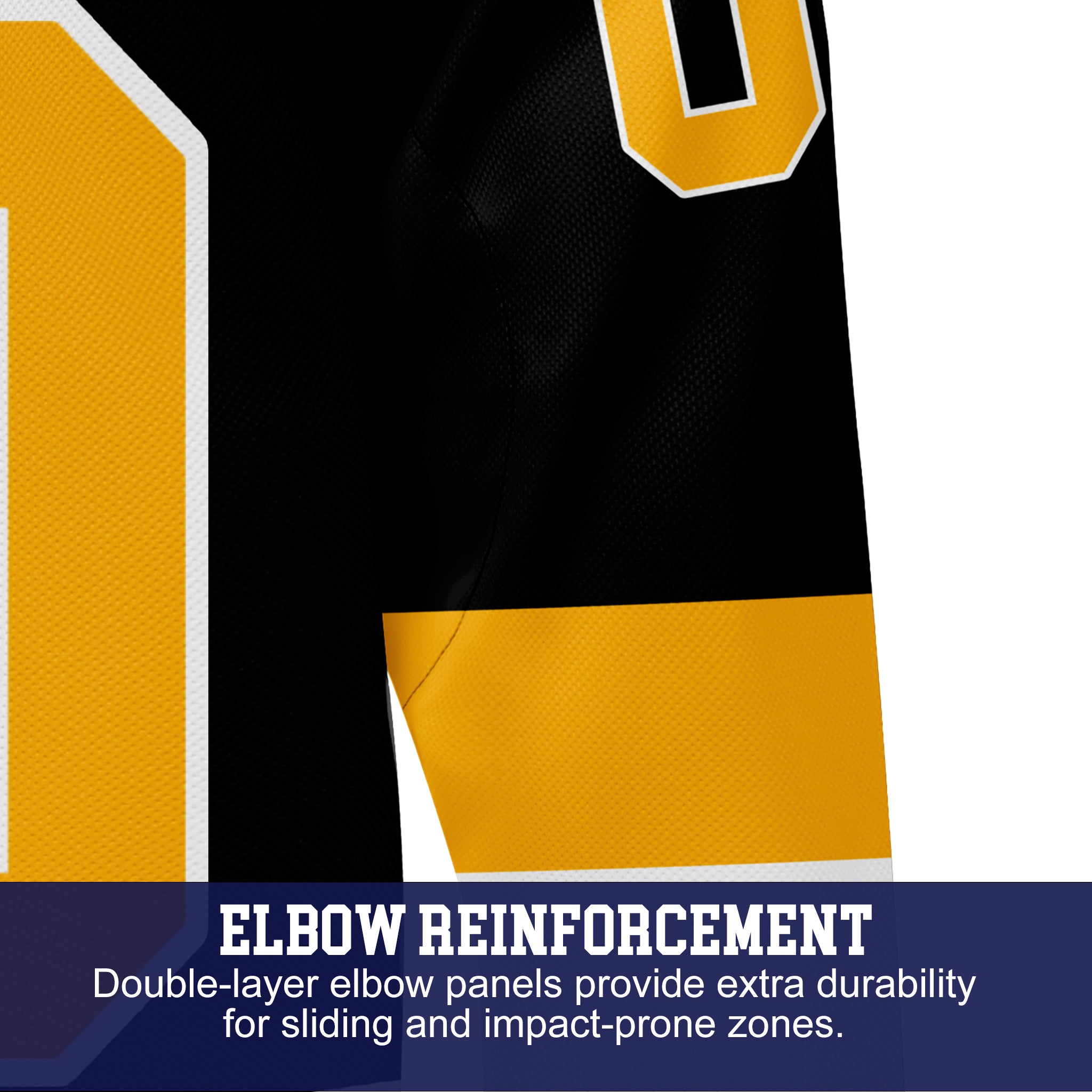 Custom Hockey Jersey Elite Pro EP-301 BlackGoldWhite