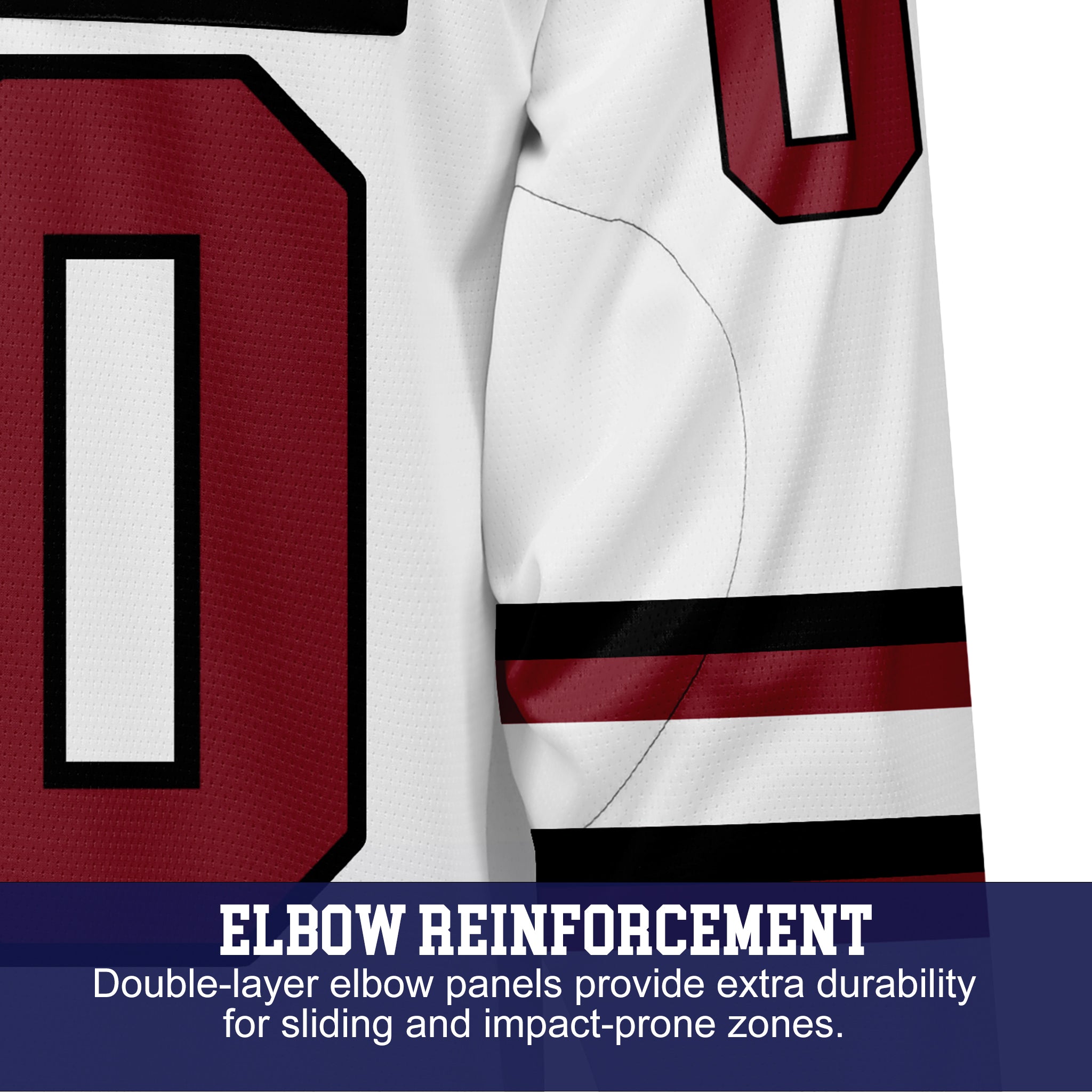 Custom Hockey Jersey Varsity Teamwear VT-101 WhiteBlackRed