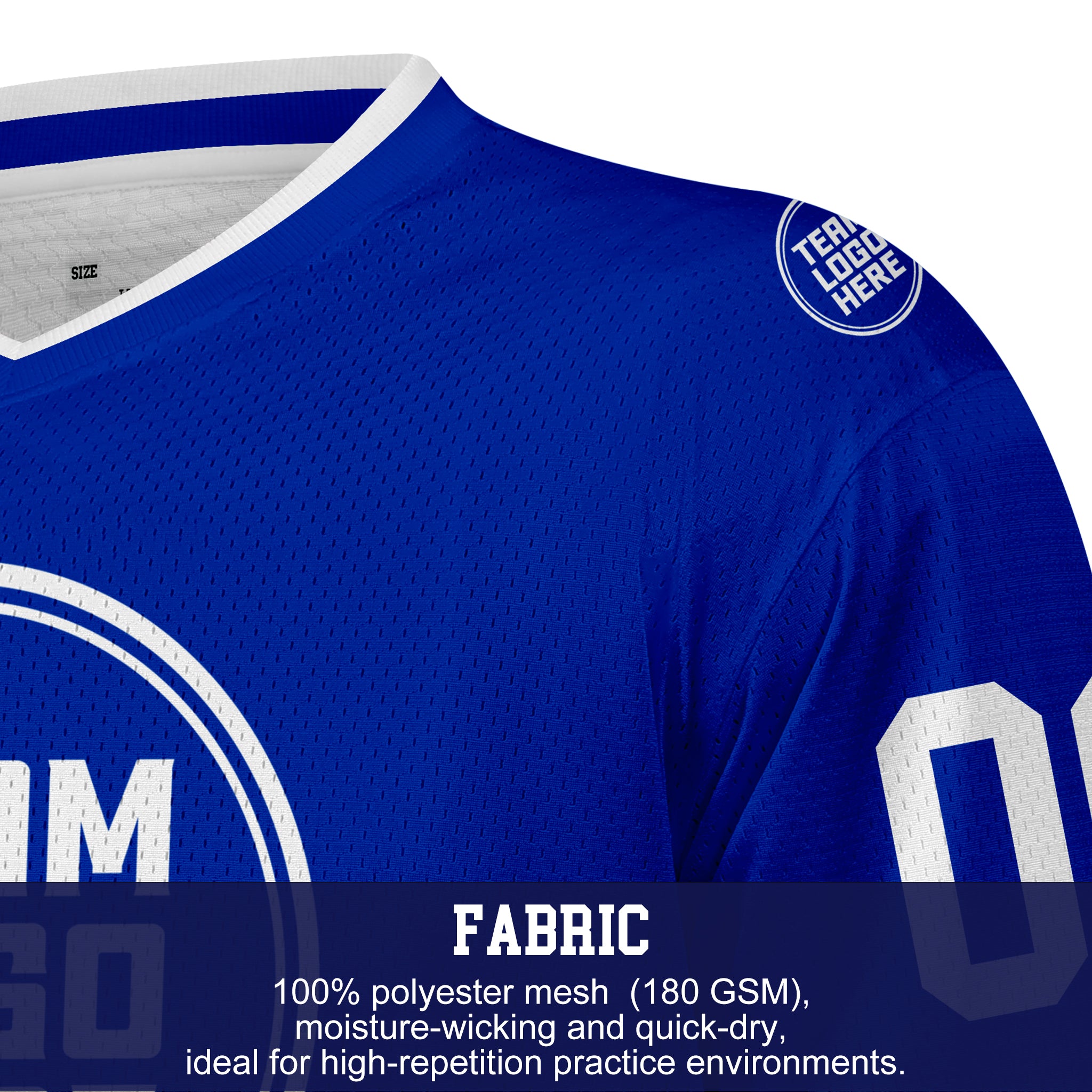 Custom Hockey Jersey Practice PS-101 RoyalWhite