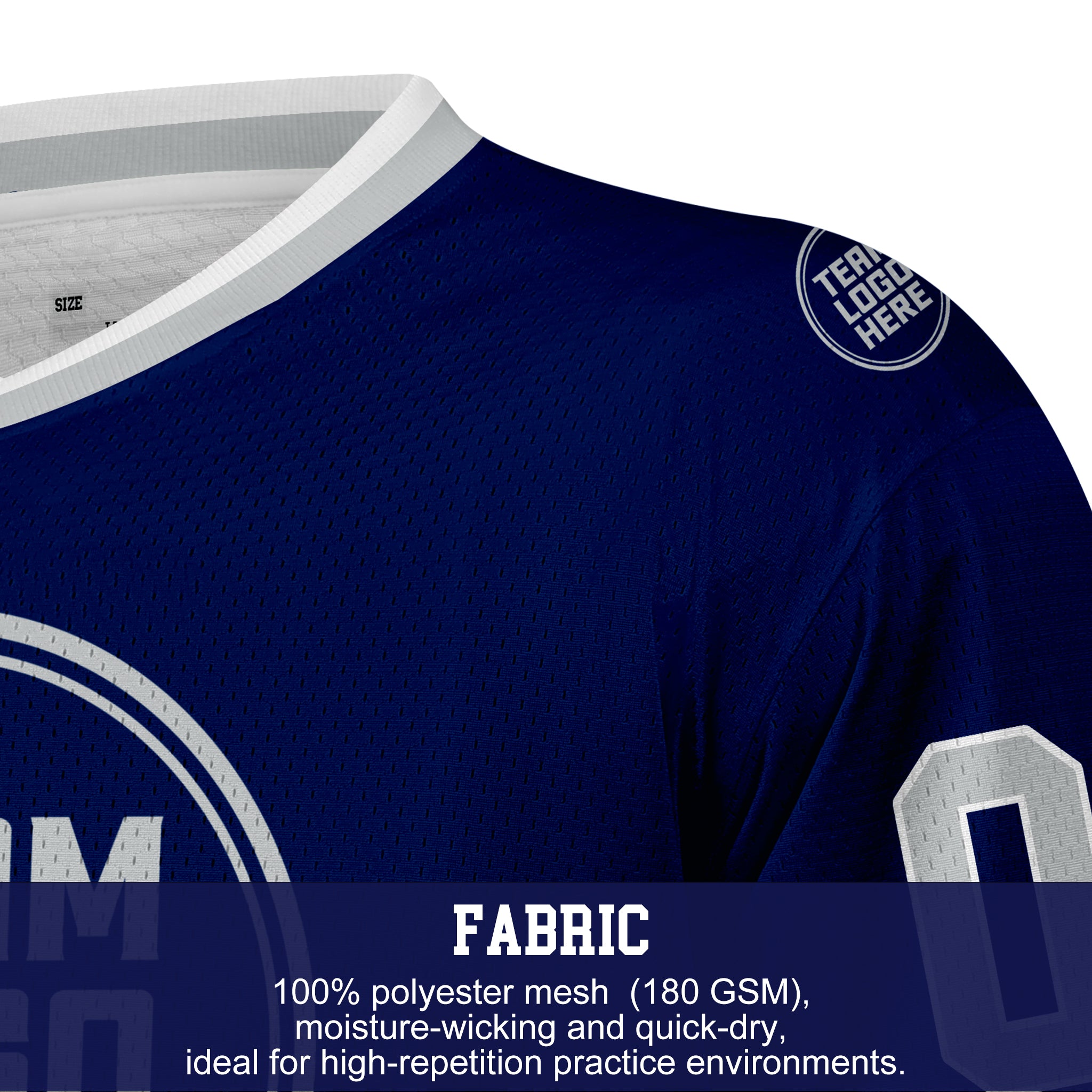 Custom Hockey Jersey Practice PS-107 NavySilverWhite