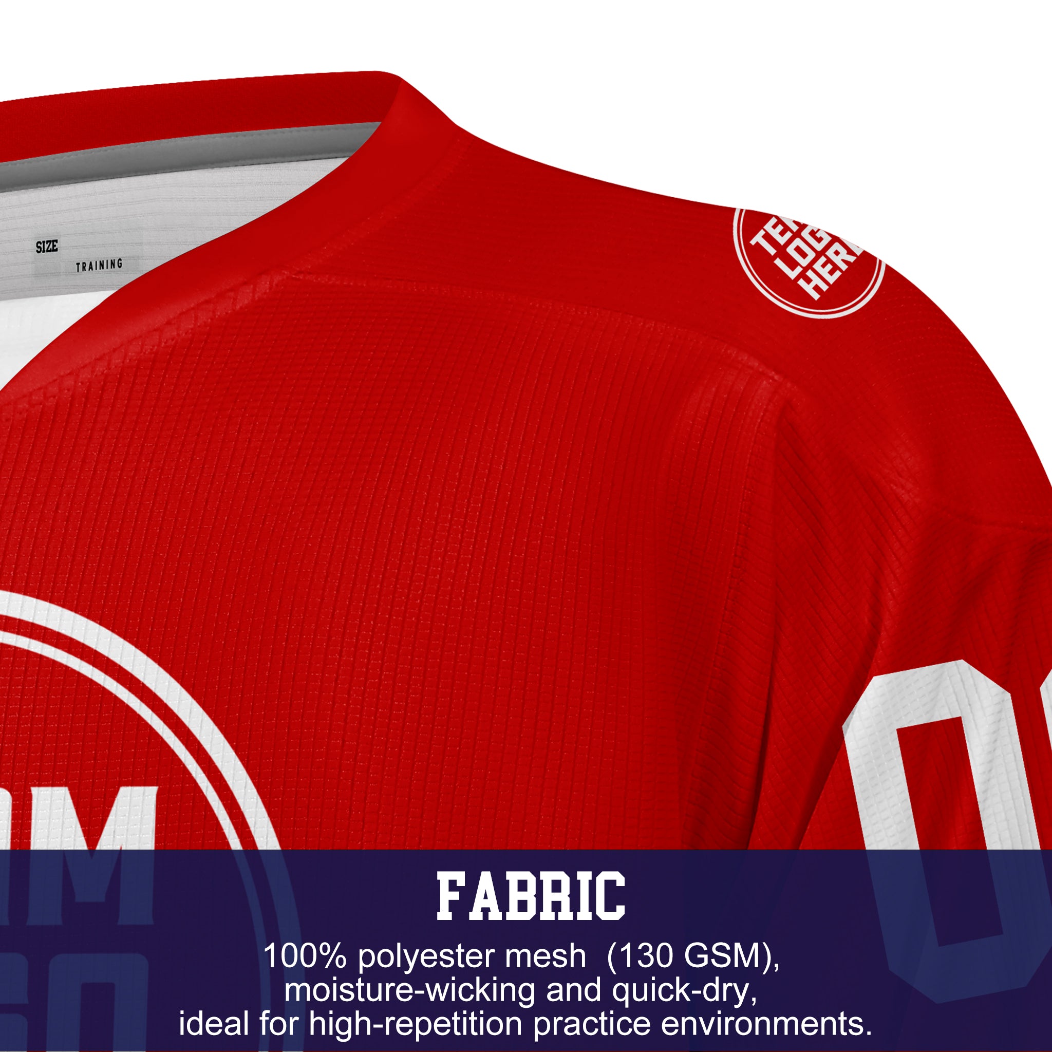 Custom Hockey Jersey Practice PSG-201 Gradient Fade Color RedWhite