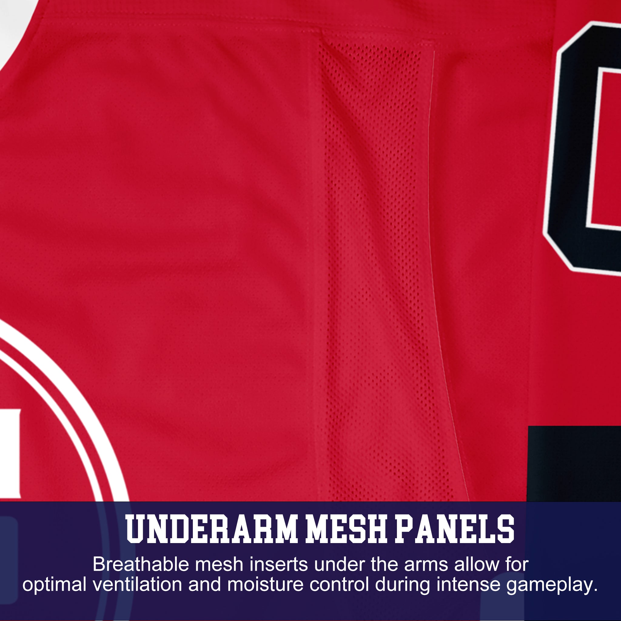 Custom Hockey Jersey Elite Pro EP-201 RedBlackWhite