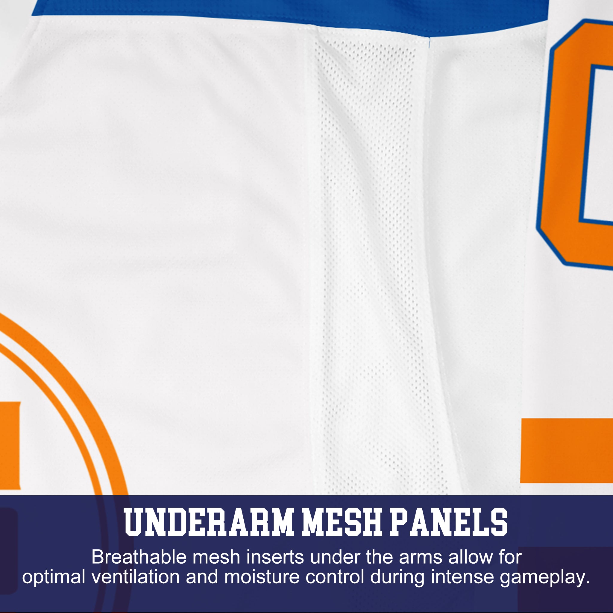 Custom Hockey Jersey Elite Pro EP-202 RoyalWhiteOrange