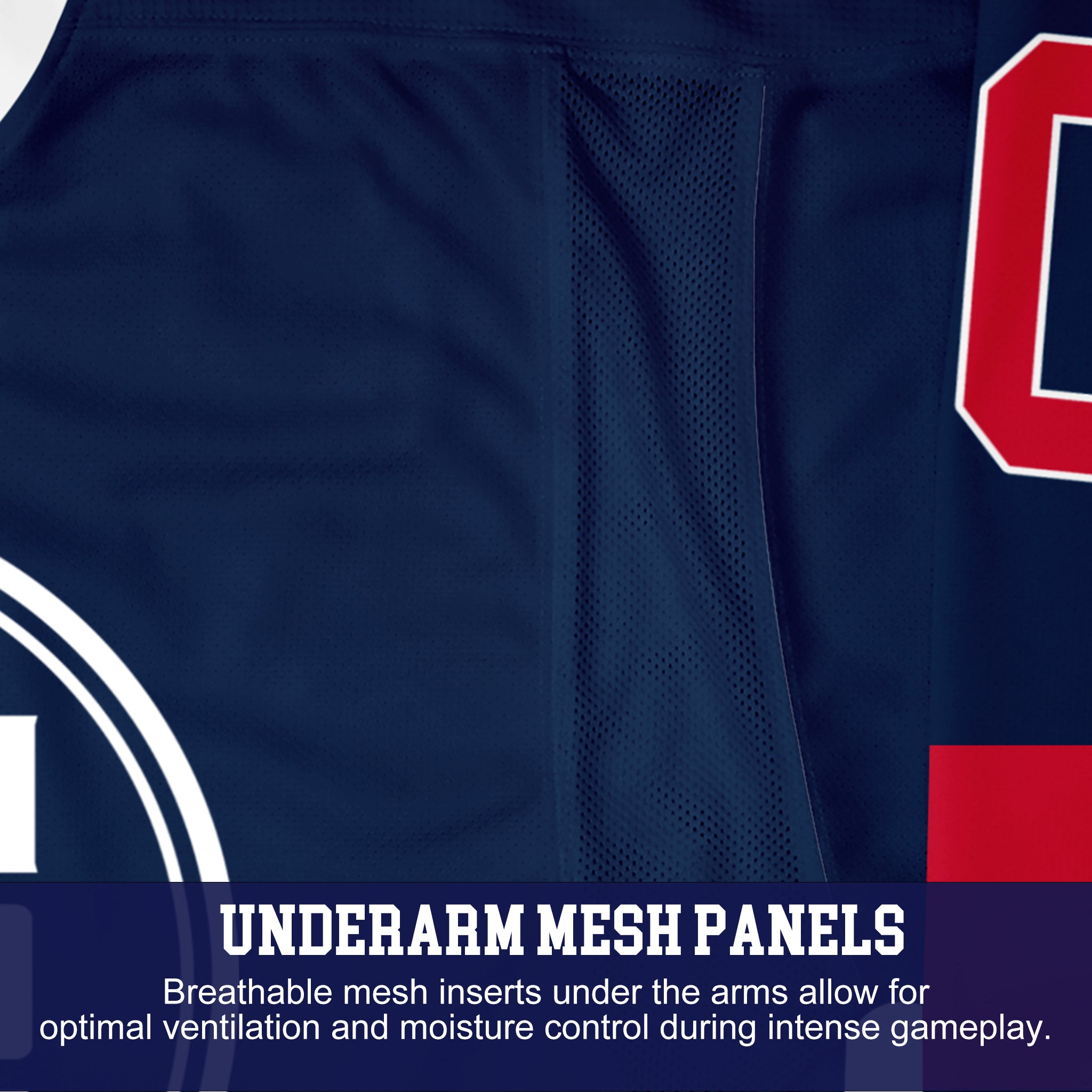 Custom Hockey Jersey Elite Pro EP-201 NavyRedWhite