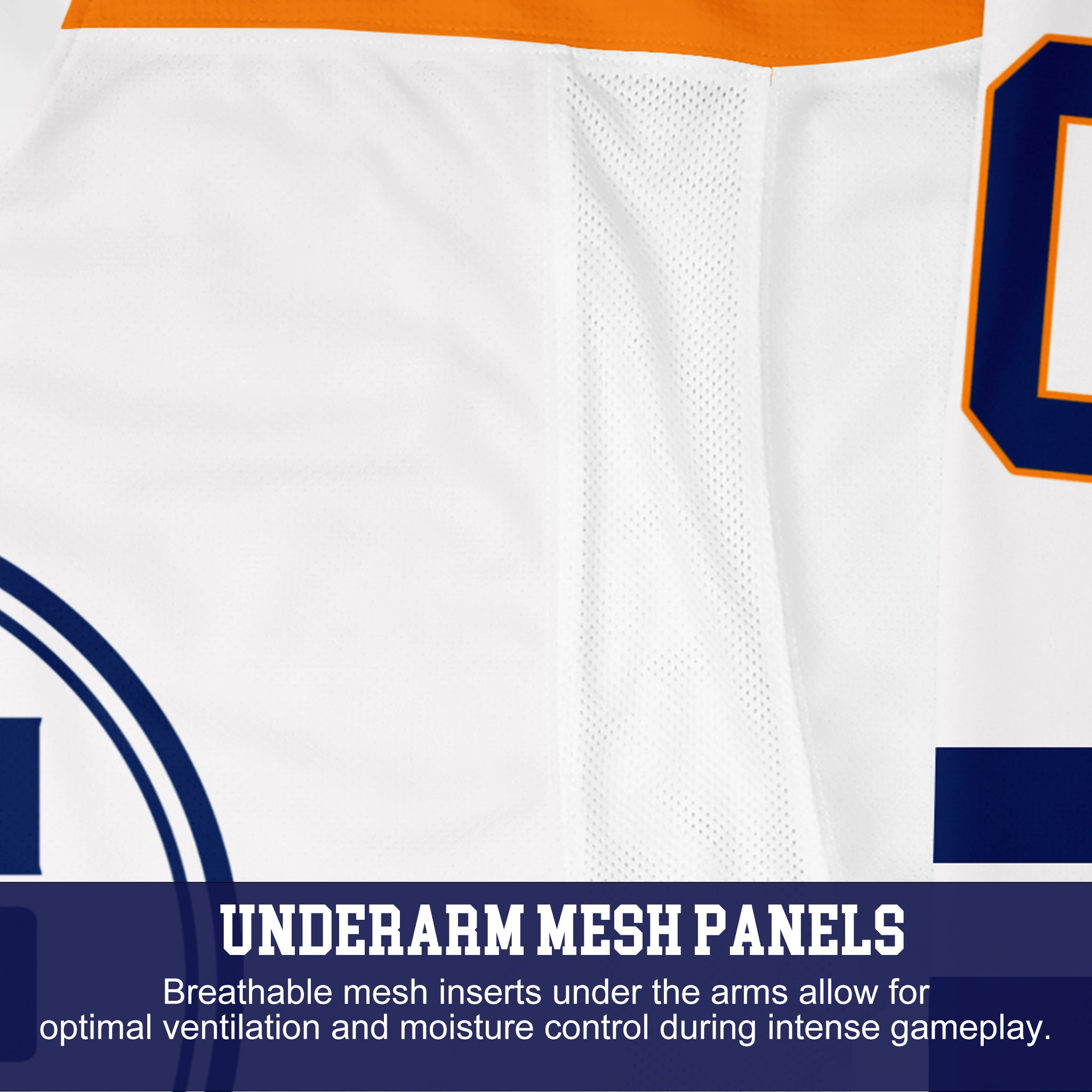 Custom Hockey Jersey Elite Pro EP-202 OrangeWhiteNavy