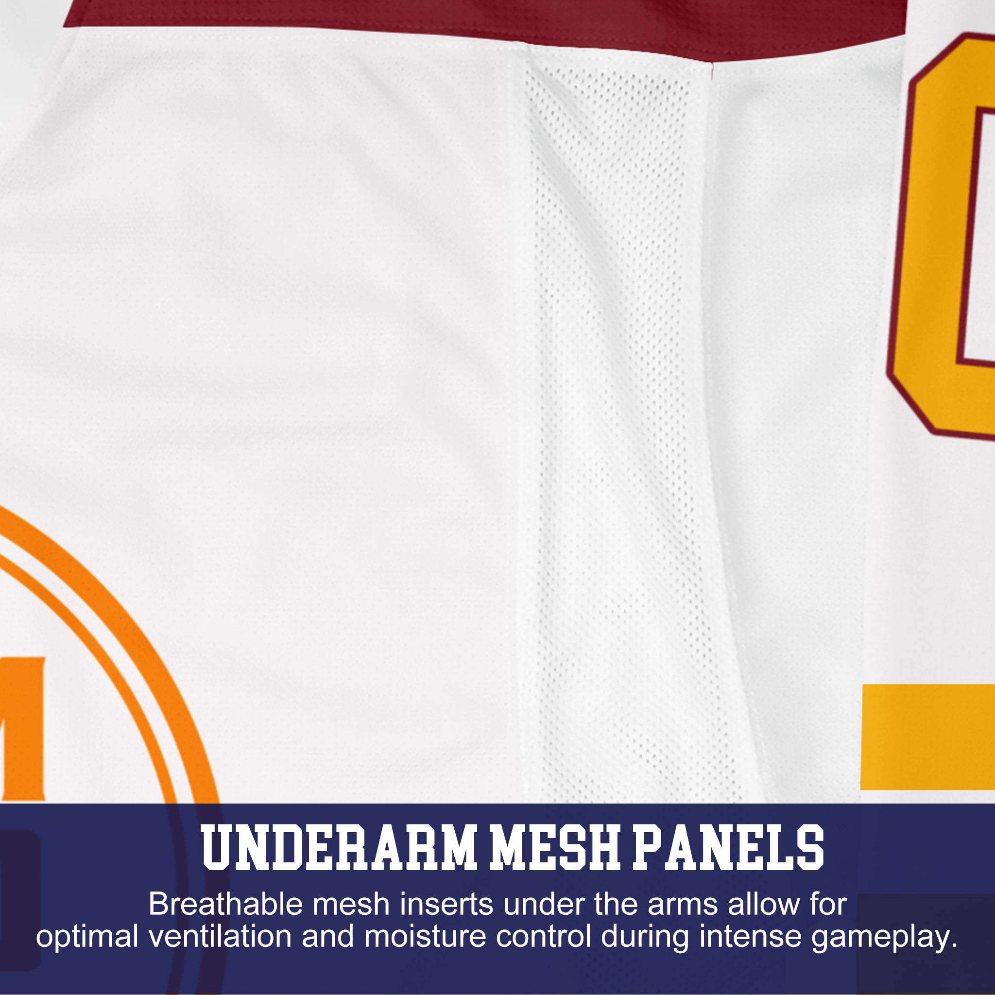 Custom Hockey Jersey Elite Pro EP-202 BurgundyWhiteGold