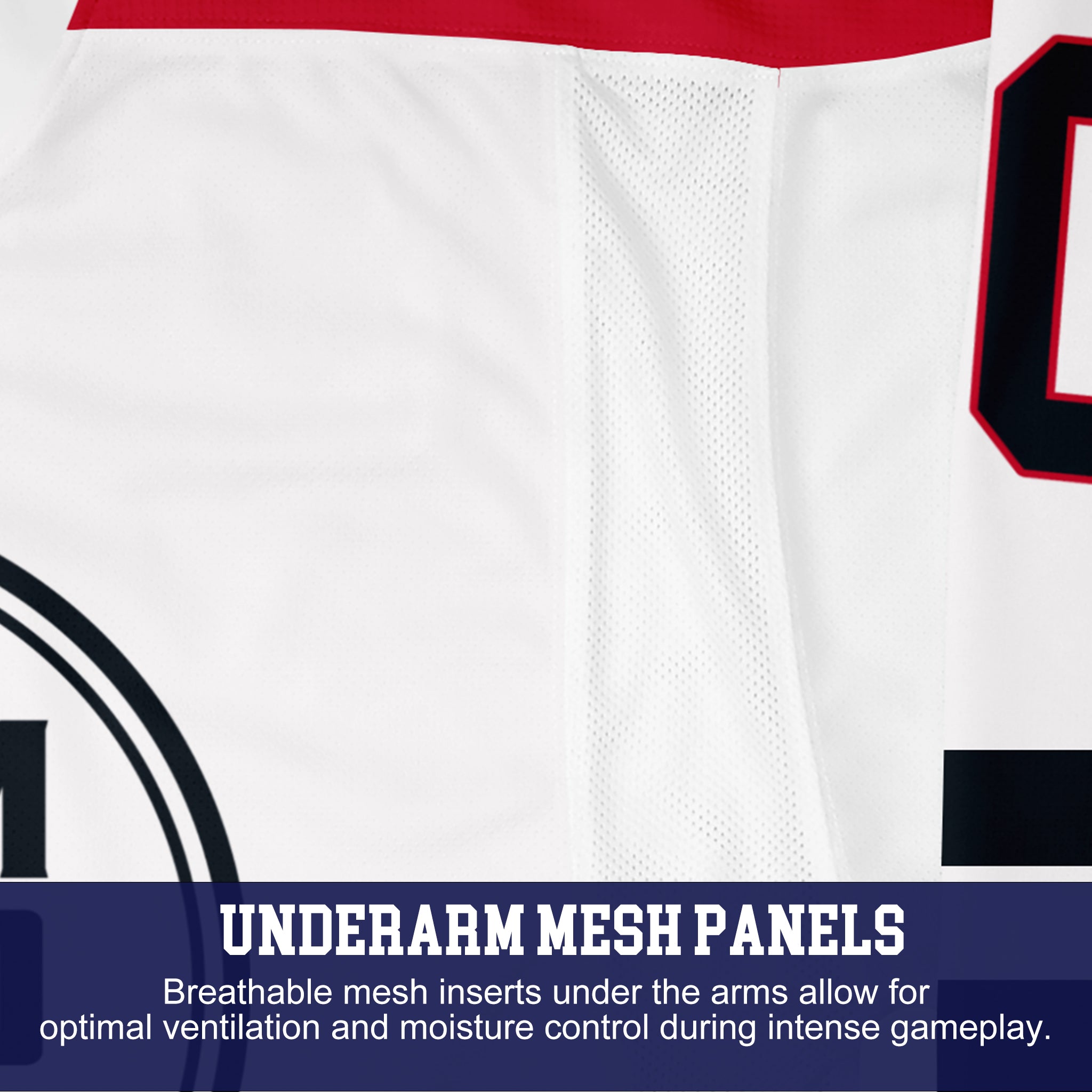 Custom Hockey Jersey Elite Pro EP-202 RedWhiteBlack