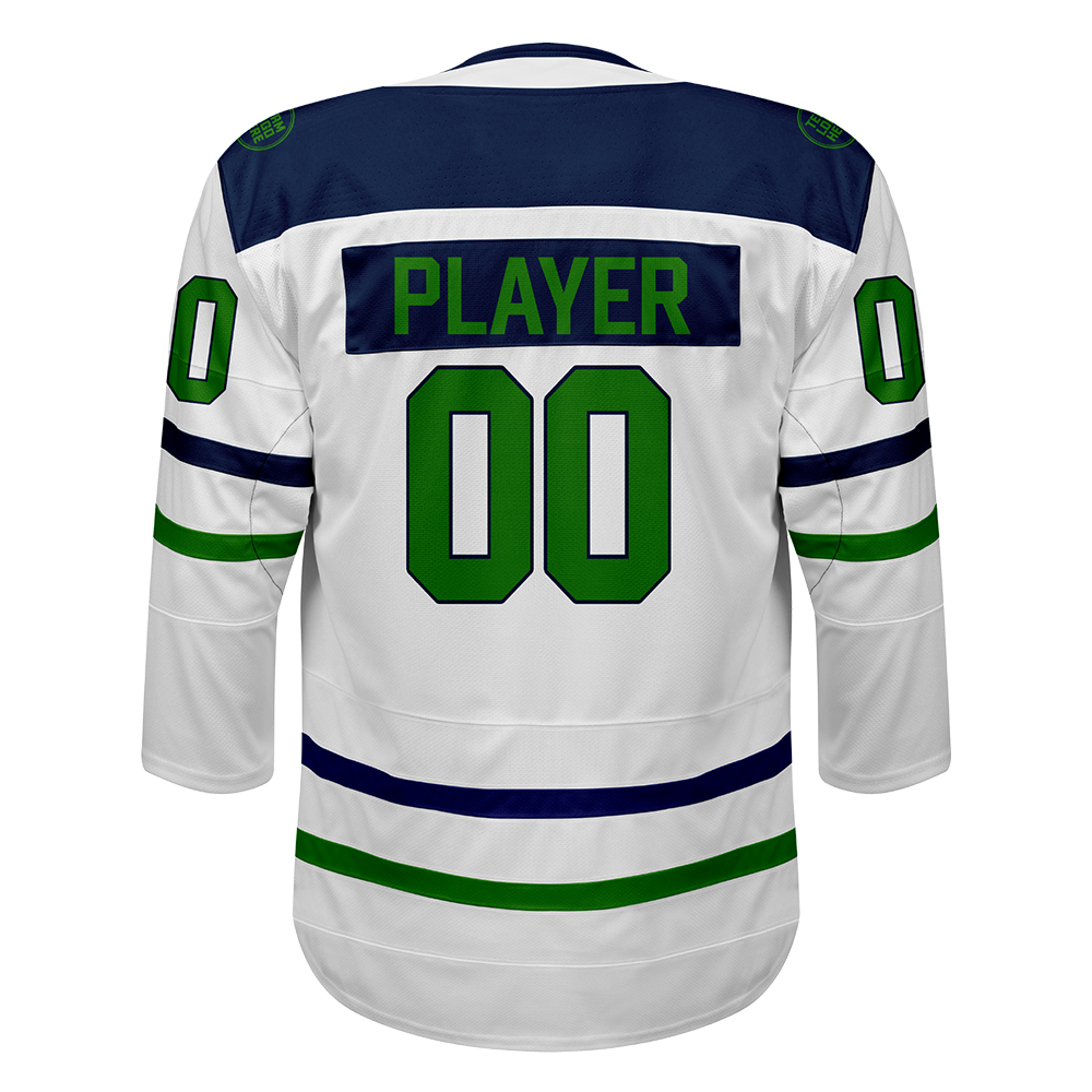 Custom Hockey Jersey Elite Pro EP-102 WhiteBlueGreen