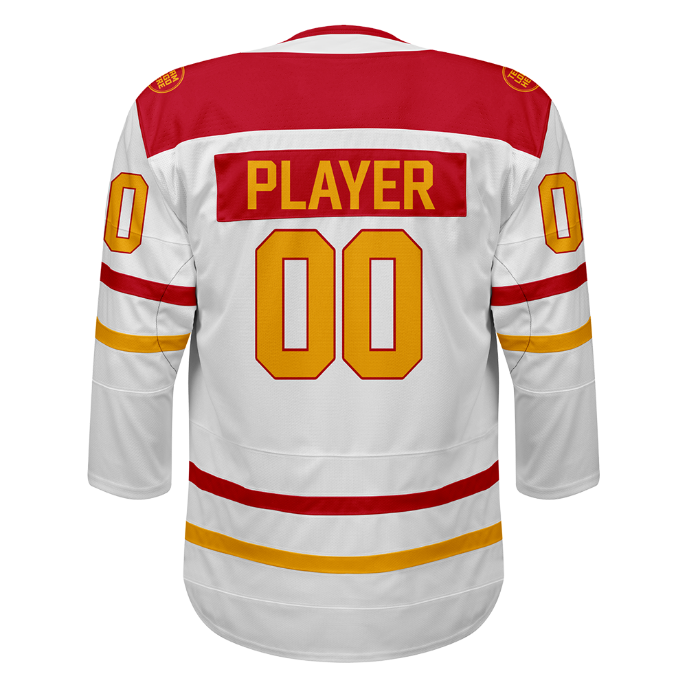 Custom Hockey Jersey Elite Pro EP-102 WhiteRedGold