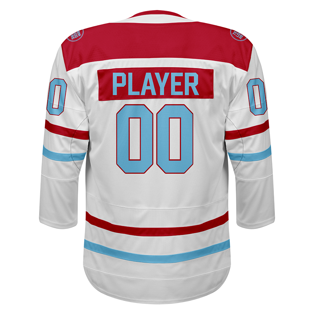 Custom Hockey Jersey Elite Pro EP-102 WhiteRedIceblue