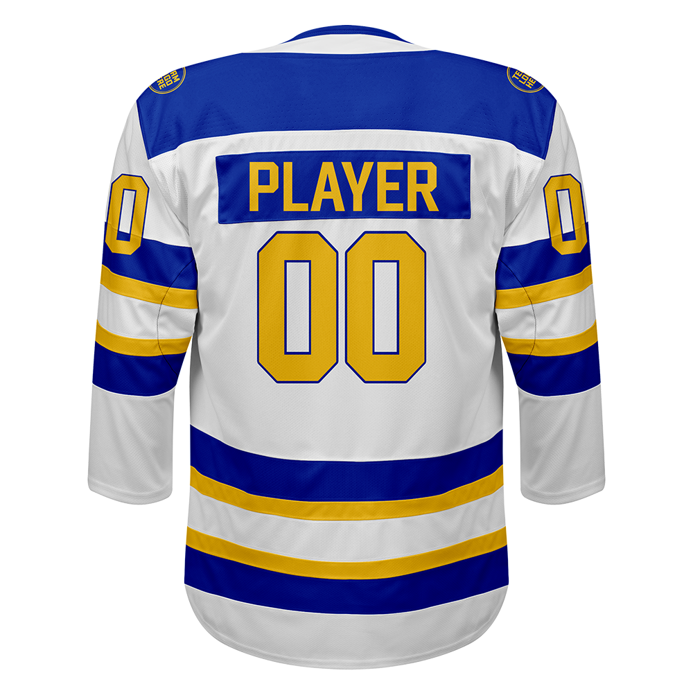 Custom Hockey Jersey Elite Pro EP-103 WhiteRoyalGold