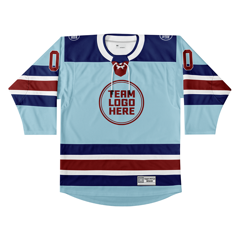 Custom Hockey Jersey Elite Pro EP-105 IceNavyWhiteRed
