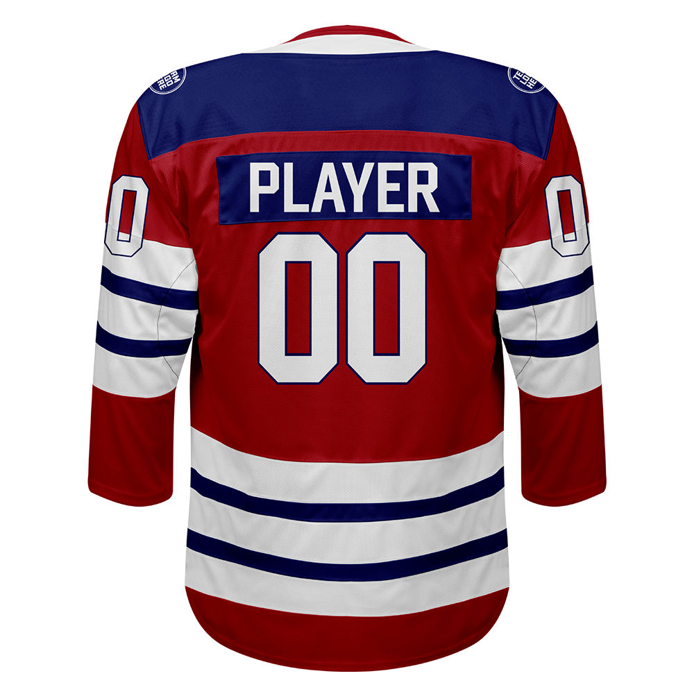 Custom Hockey Jersey Elite Pro EP-107 RedBlueWhite