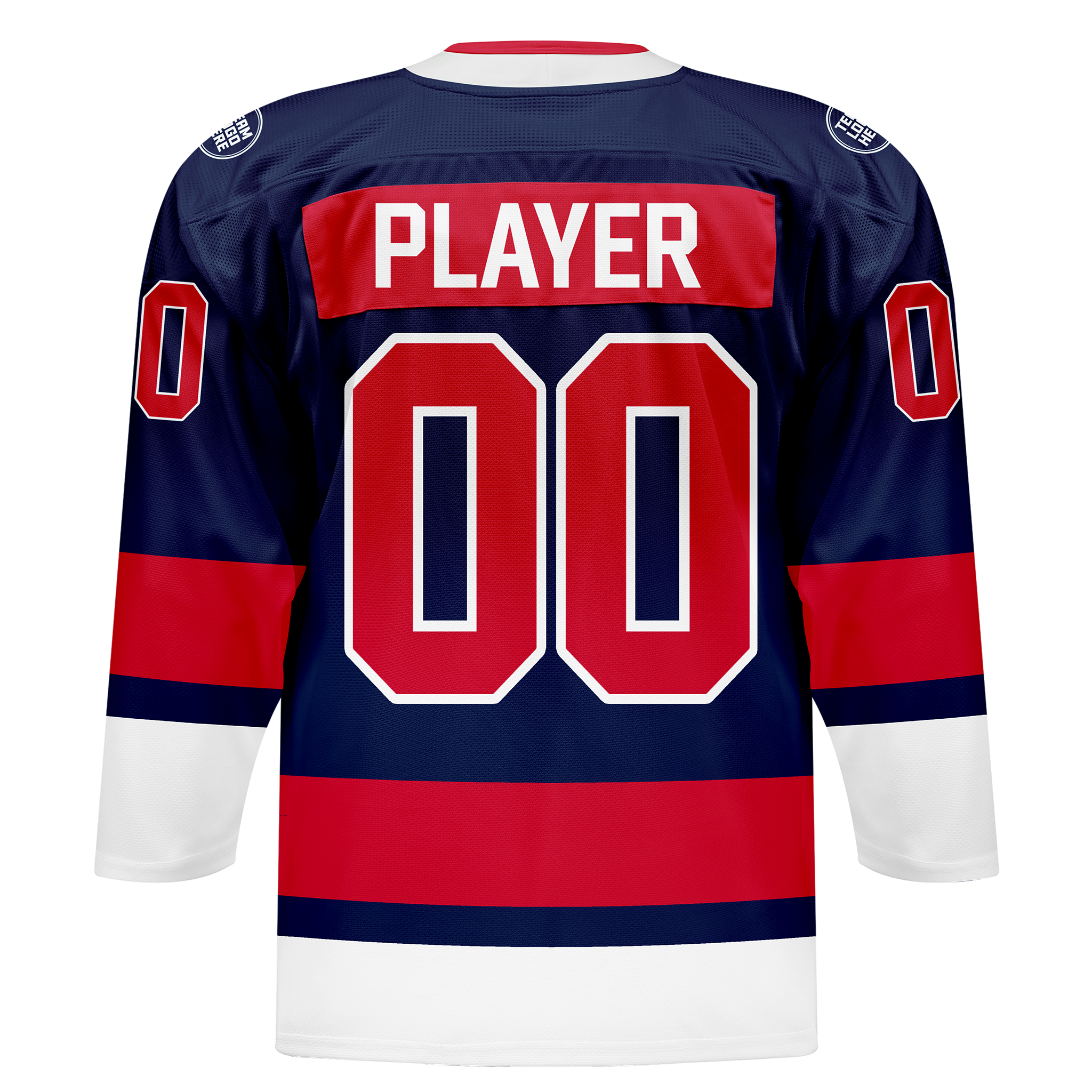 Custom Hockey Jersey Elite Pro EP-201 NavyRedWhite