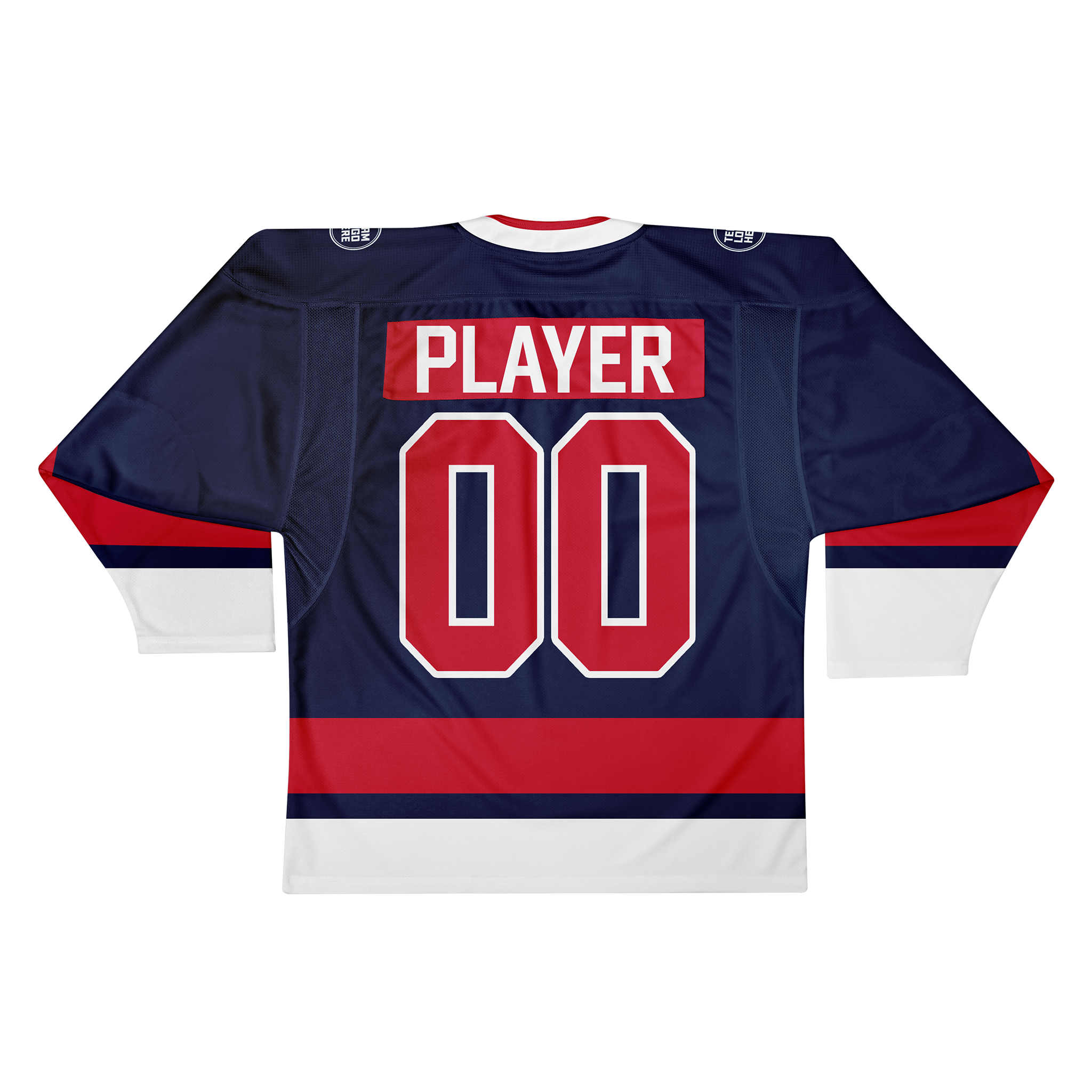 Custom Hockey Jersey Elite Pro EP-201 NavyRedWhite
