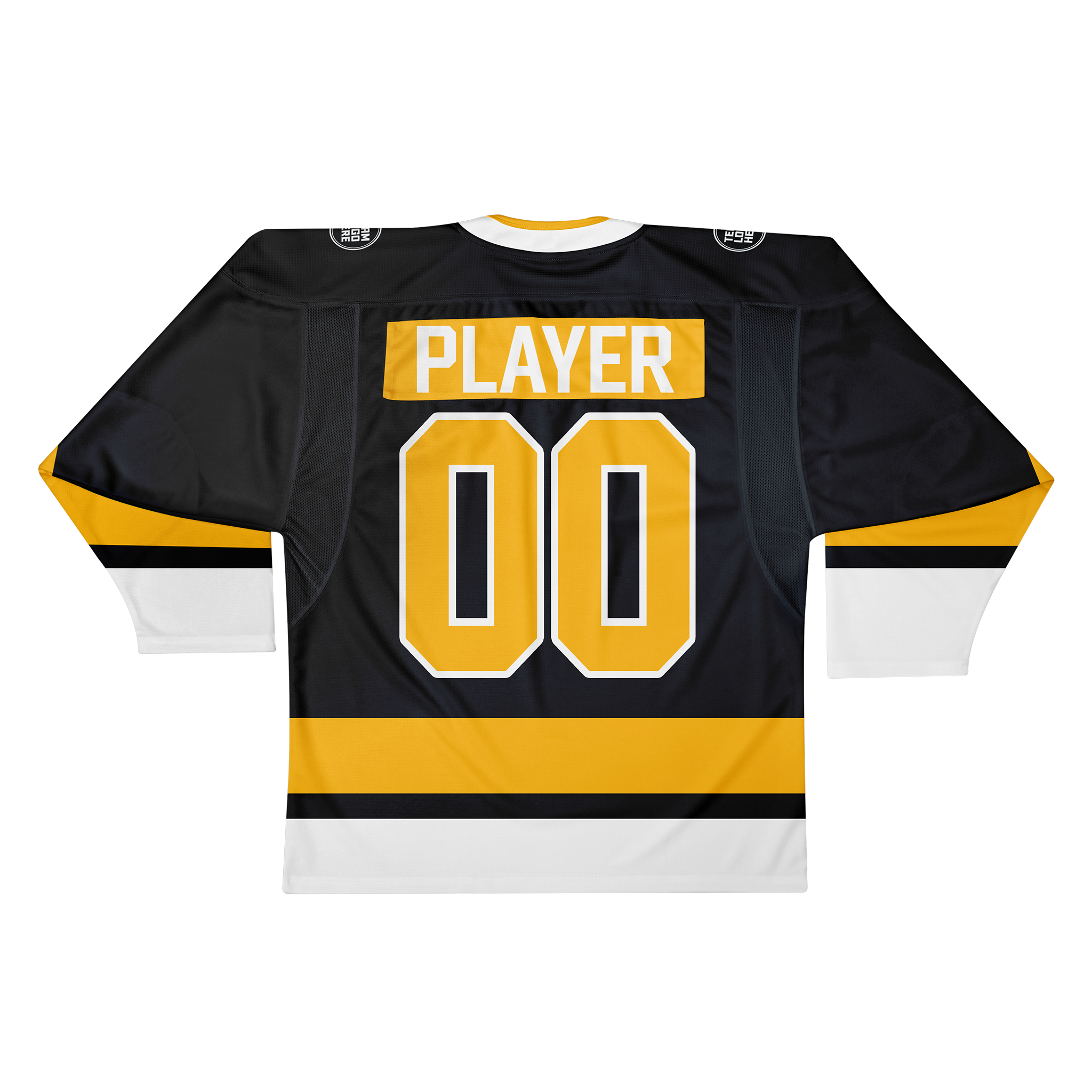 Custom Hockey Jersey Elite Pro EP-201 BlackGoldWhite