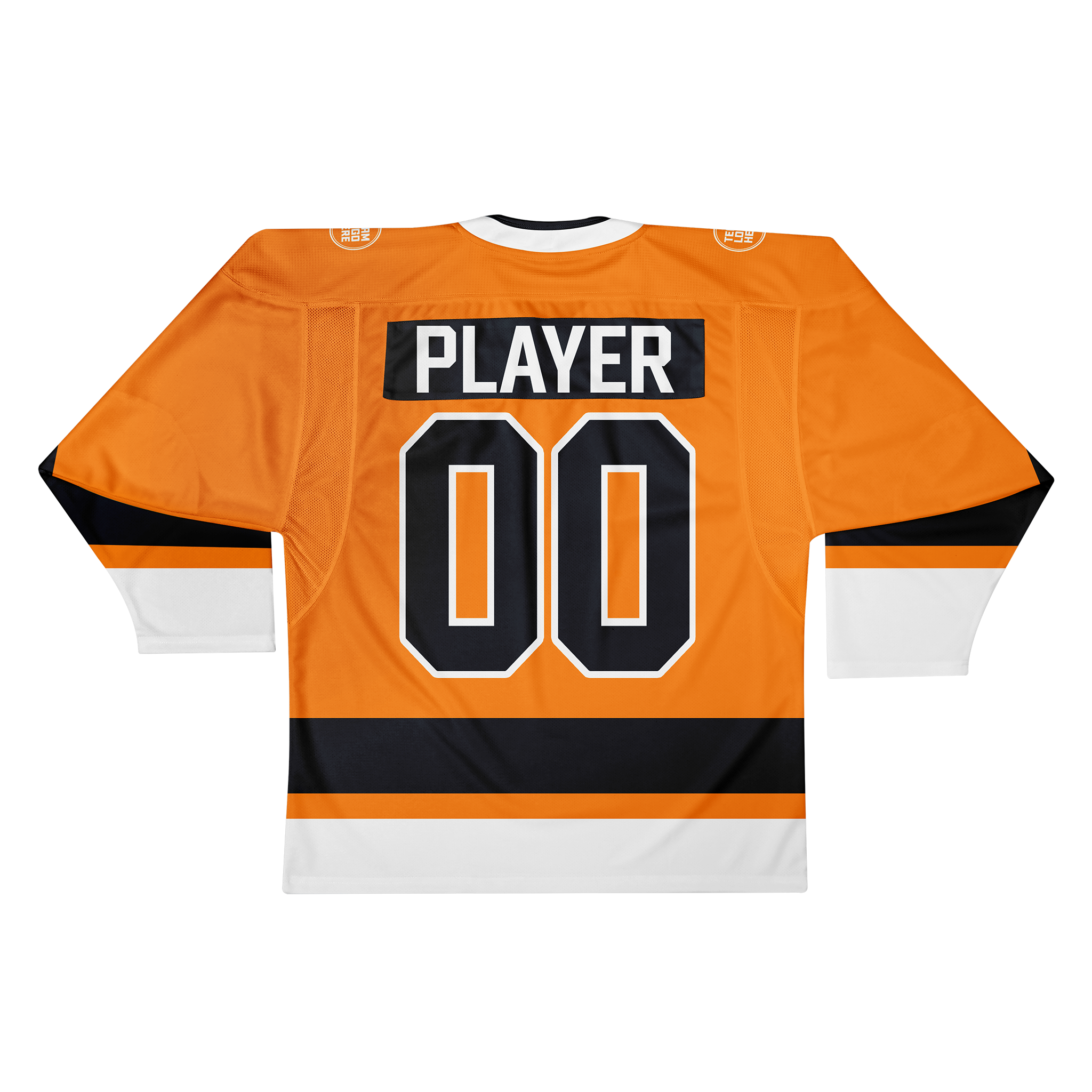 Custom Hockey Jersey Elite Pro EP-201 OrangeBlackWhite
