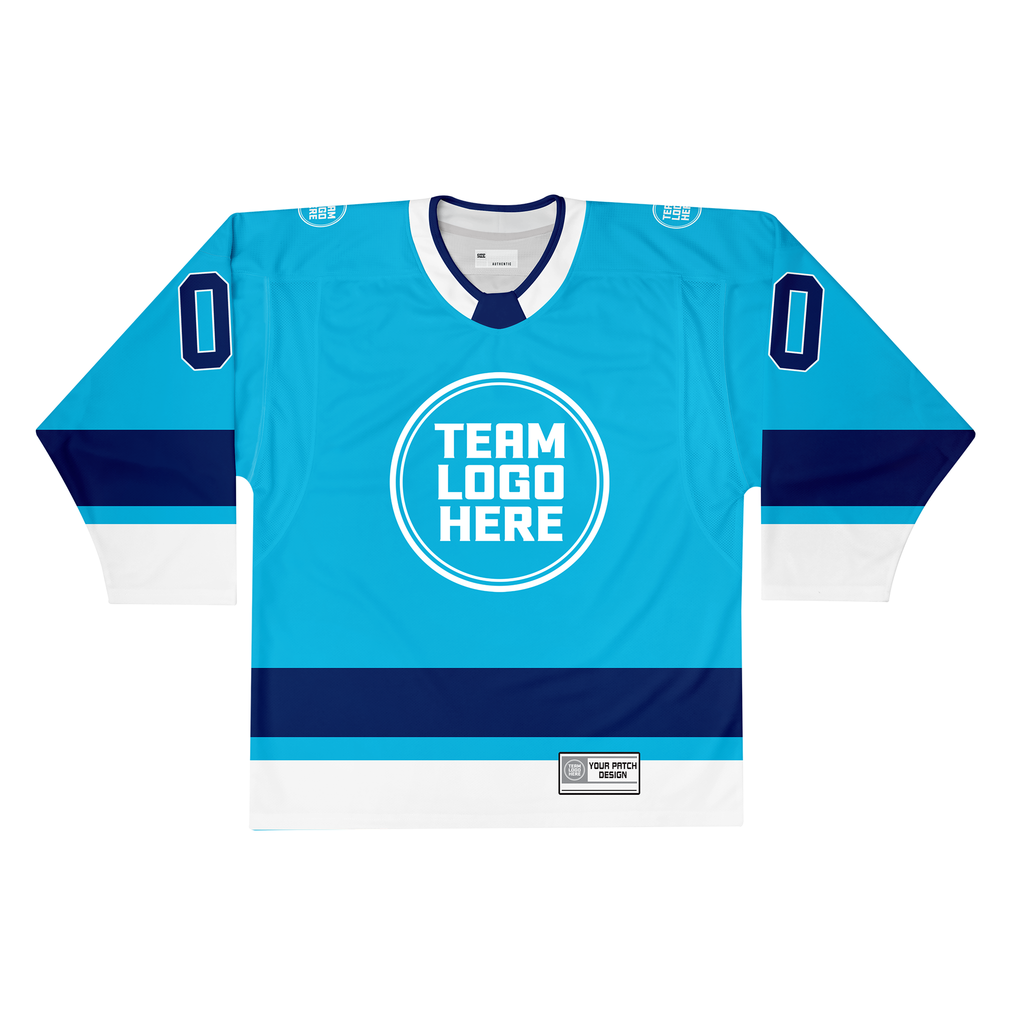 Custom Hockey Jersey Elite Pro EP-201 BlueNavyWhite